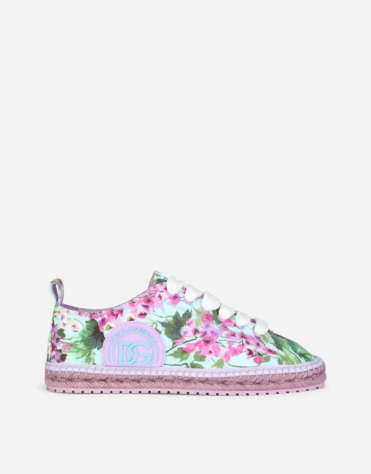 Dolce & Gabbana o1y0925 Canvas Espadrilles in Multicolor Size US 4 / IT 34 - 1 Thumbnail