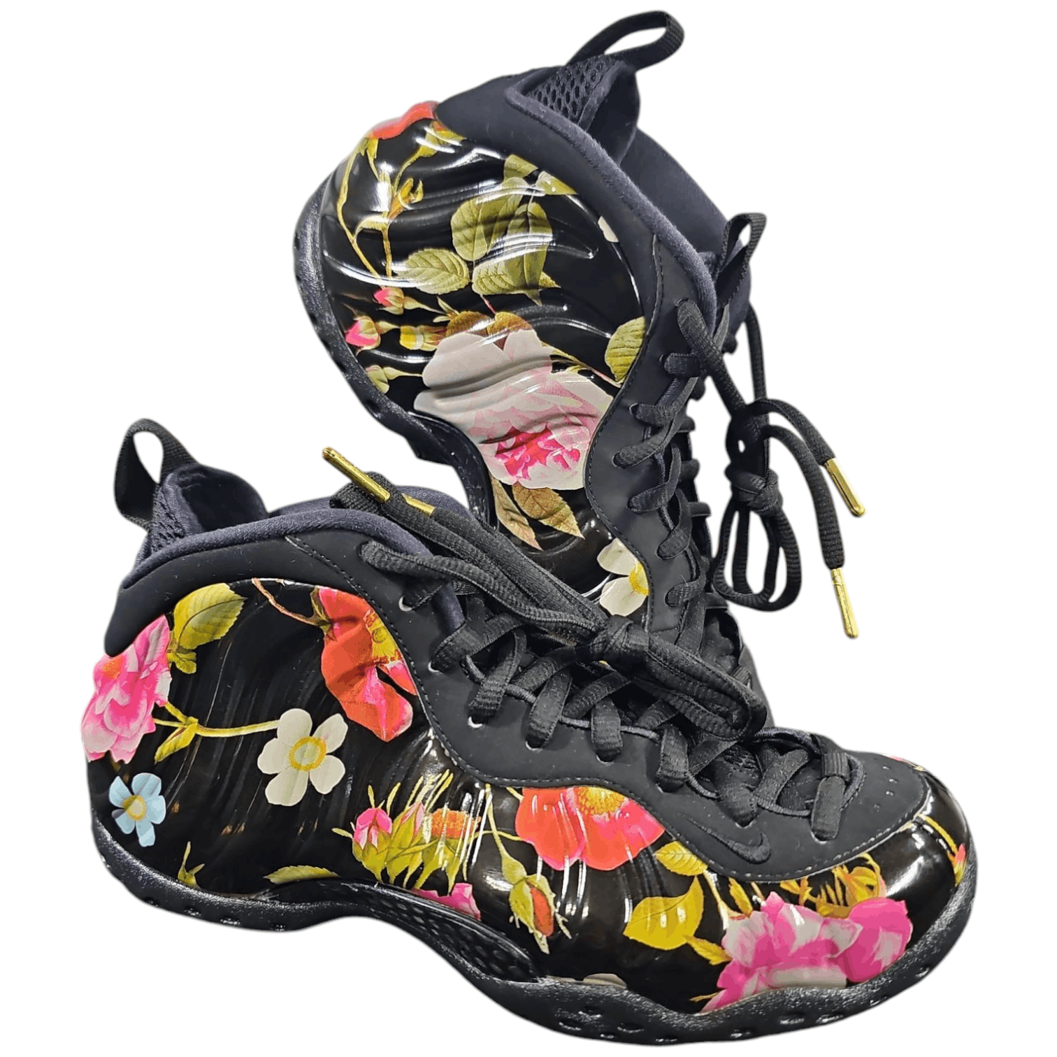 Nike Nike‎ Air Foamposite One "Floral" (AA3963-002) Size US 8 / IT 38 - 2 Thumbnail