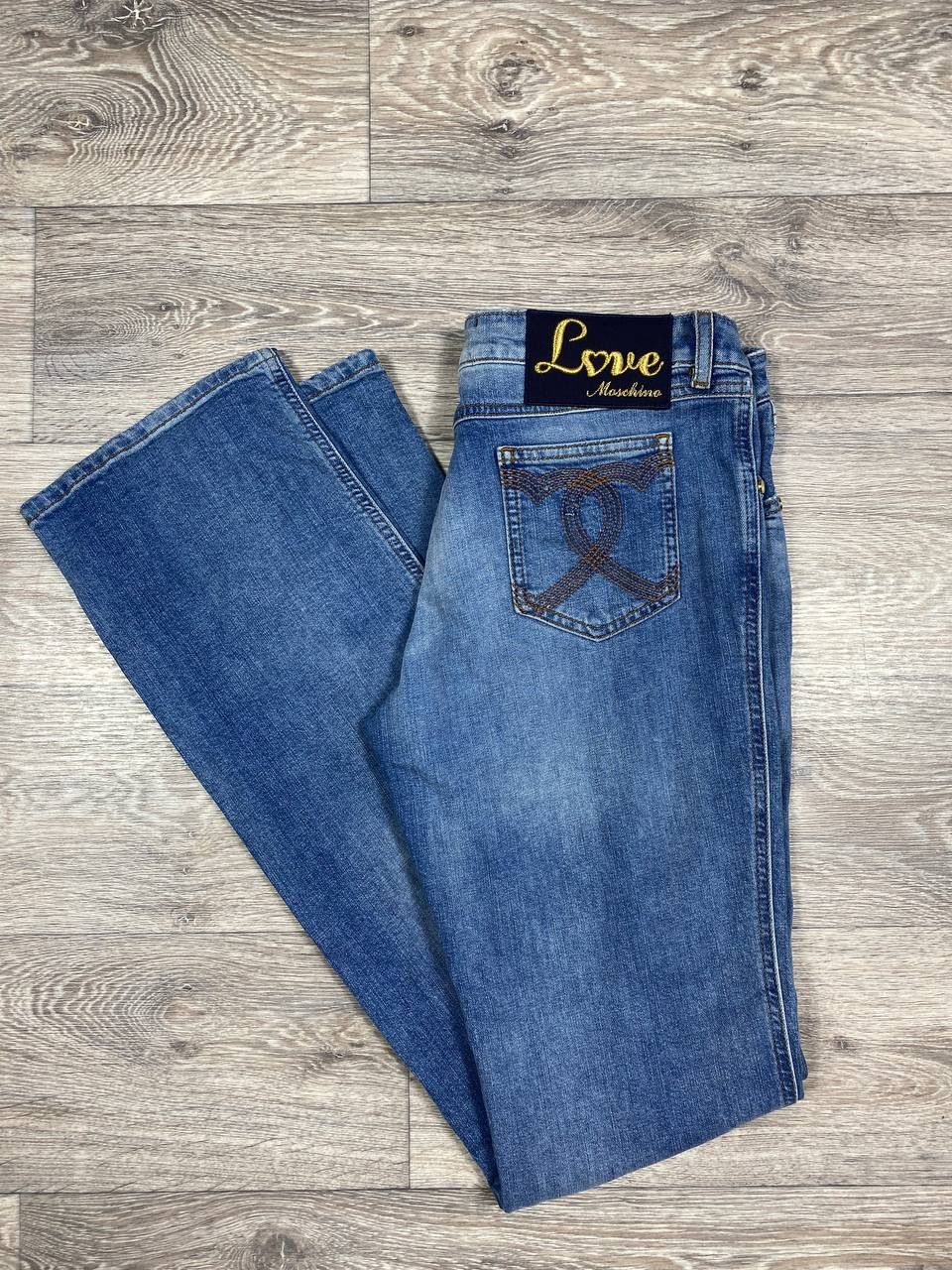 Love Moschino Vintage y2kLove Moschino Tequila Bum Bum Jeans bell-bottom Size 30" / US 8 / IT 44 - 1 Thumbnail