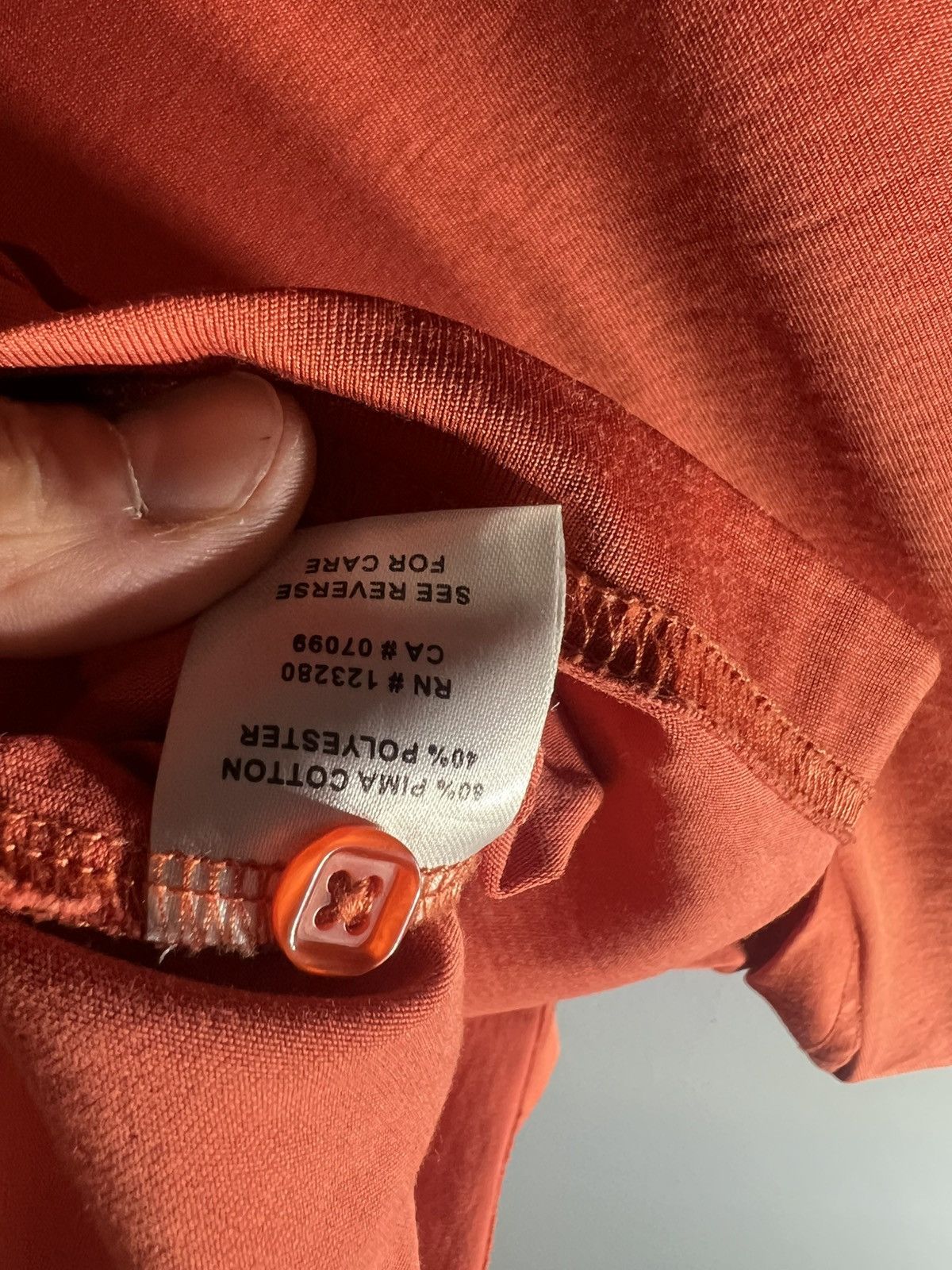 TravisMathew Travis Mathew Men's Orange Golf Polo Shirt S/S Size XL Size US XL / EU 56 / 4 - 7 Thumbnail