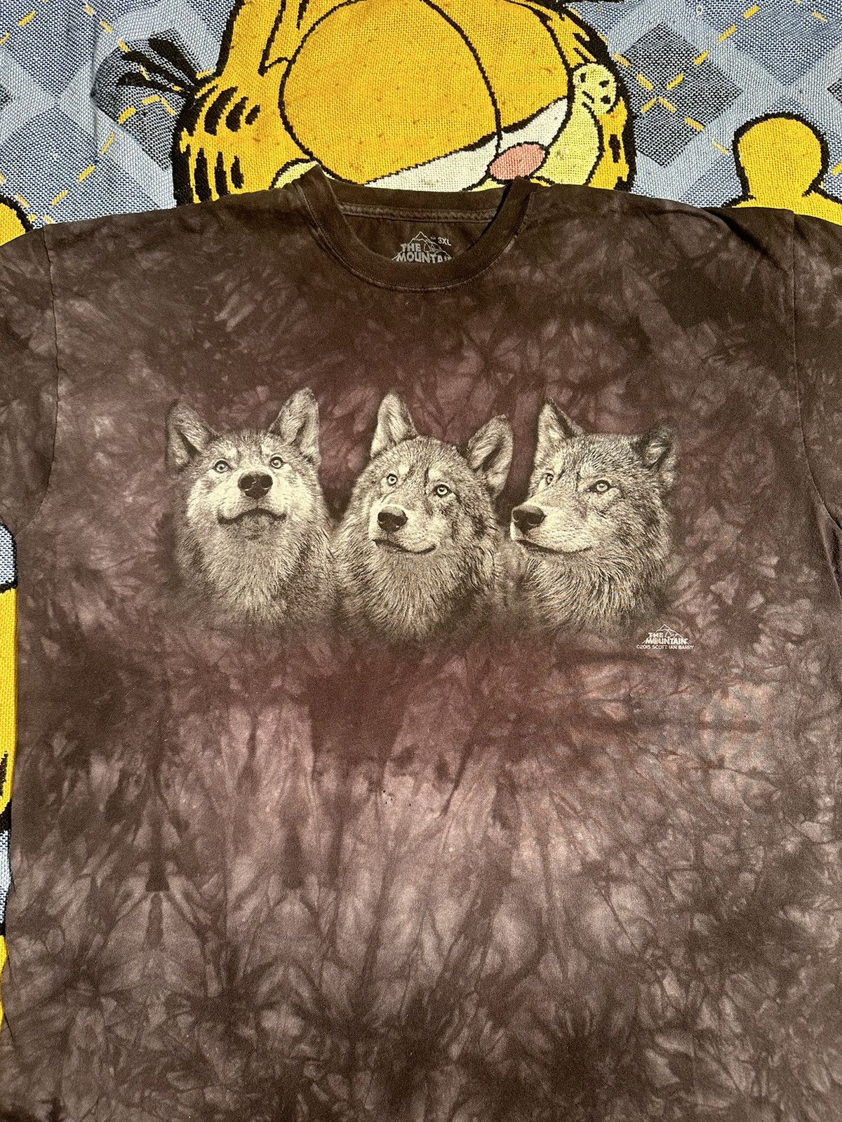 The Mountain Vintage Y2K Faded and Thrashed Wolf T-Shirt Size US XXL / EU 58 / 5 - 2 Thumbnail
