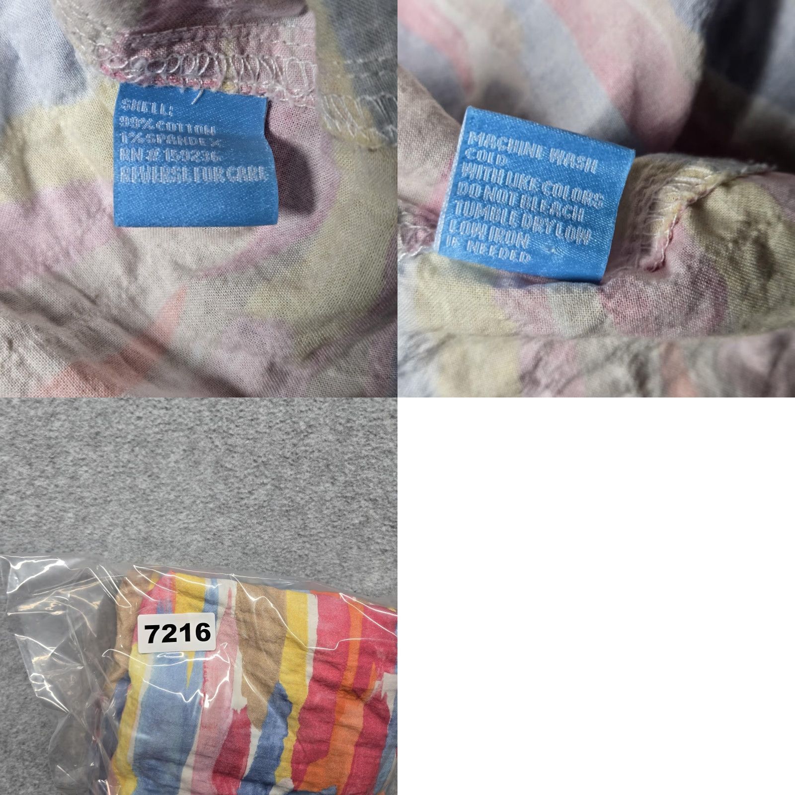 J.McLaughlin J.McLaughlin Shirt Womens XS Multicolor Watercolor Print Button-Down Long Sleeve Size XS / US 0-2 / IT 36-38 - 9 Thumbnail