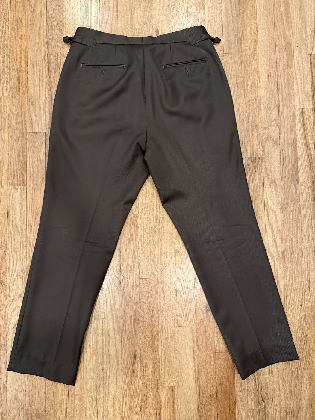 Spier & Mackay Spier & Mackay Sartorial Dark Olive Wool Trousers Size US 36 / EU 52 - 7 Thumbnail