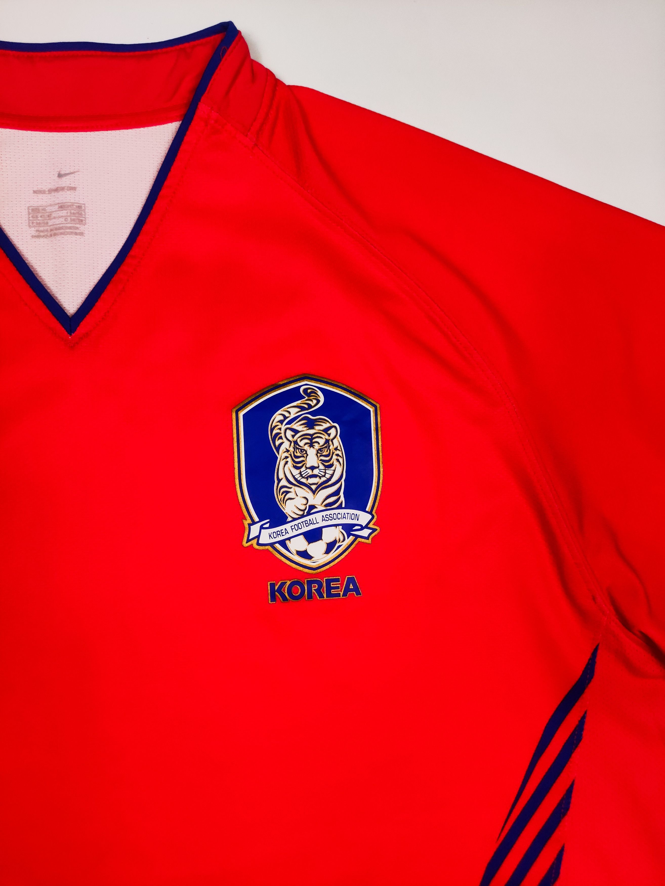 Nike South Korea 2006 2007 Nike Home Shirt Seoul Vintage Asia Size US XL / EU 56 / 4 - 10 Thumbnail