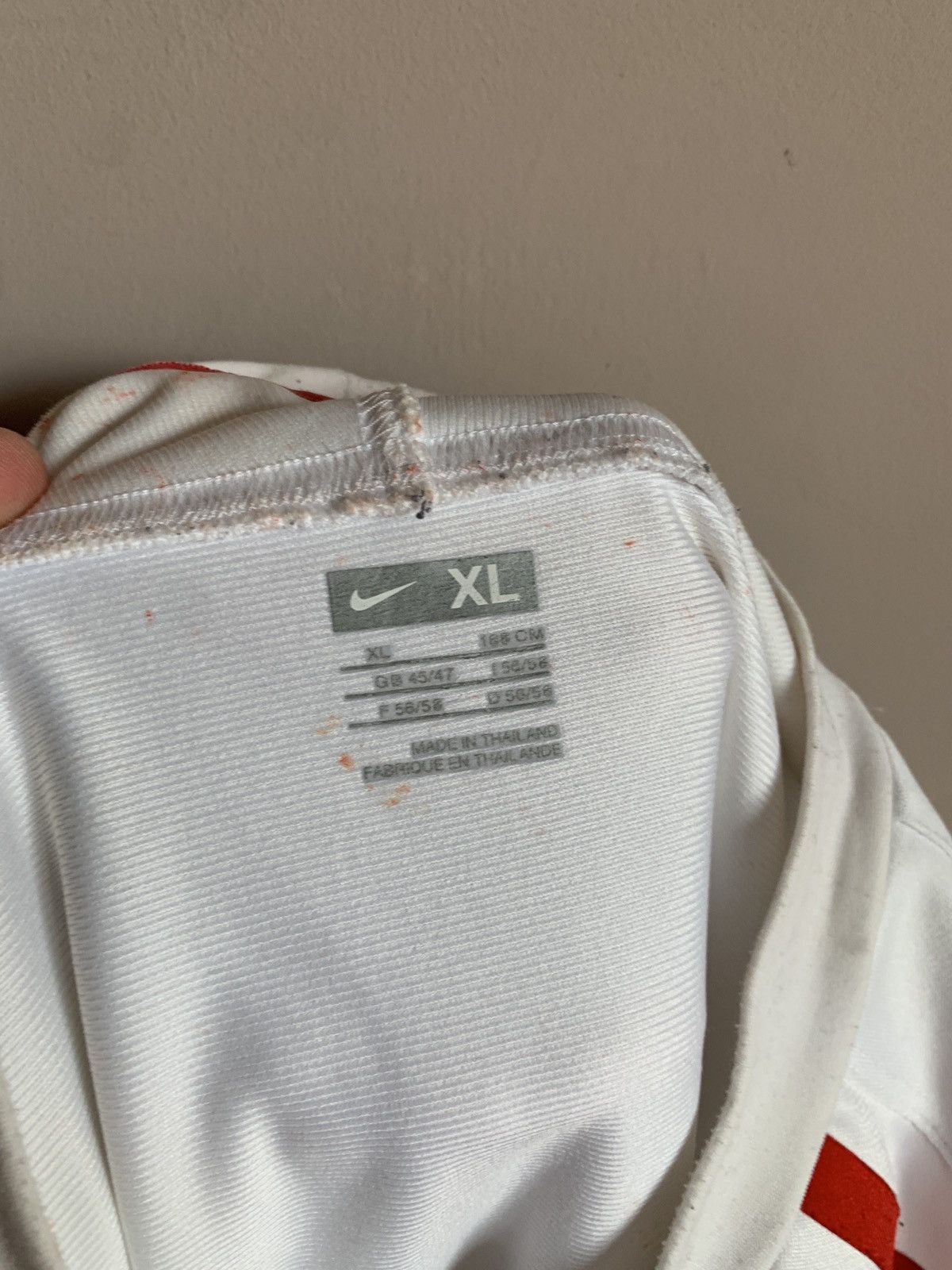 Nike England 2007/09 Home Rugby Union Shirt Nike Vintage Jersey Size US XL / EU 56 / 4 - 18 Thumbnail