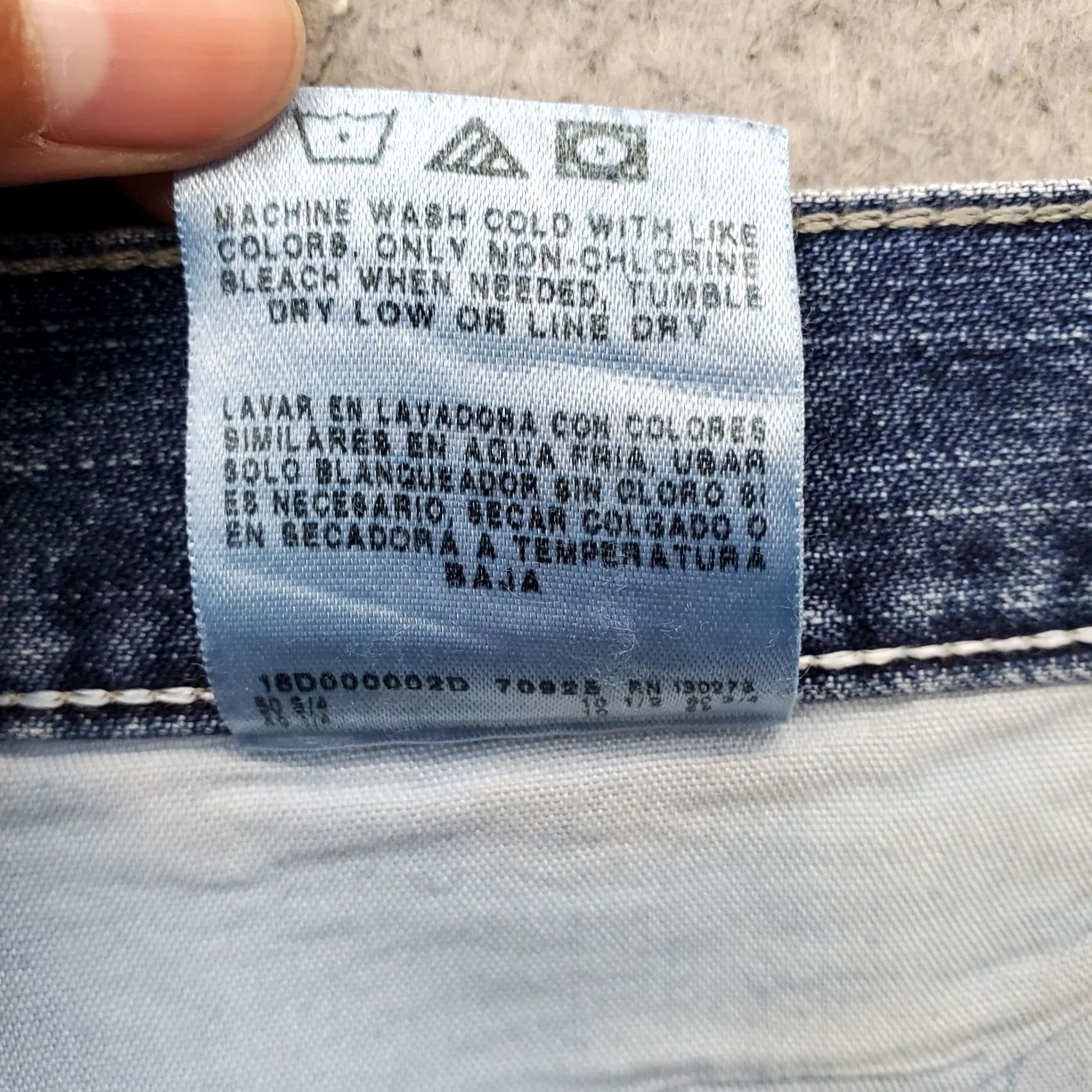 Wrangler Wrangler Mens Blue Carpenter Shorts 48 Denim High Rise Flat Front Bermuda 5-Pocket Regular Fit Size US 32 / EU 48 - 7 Thumbnail