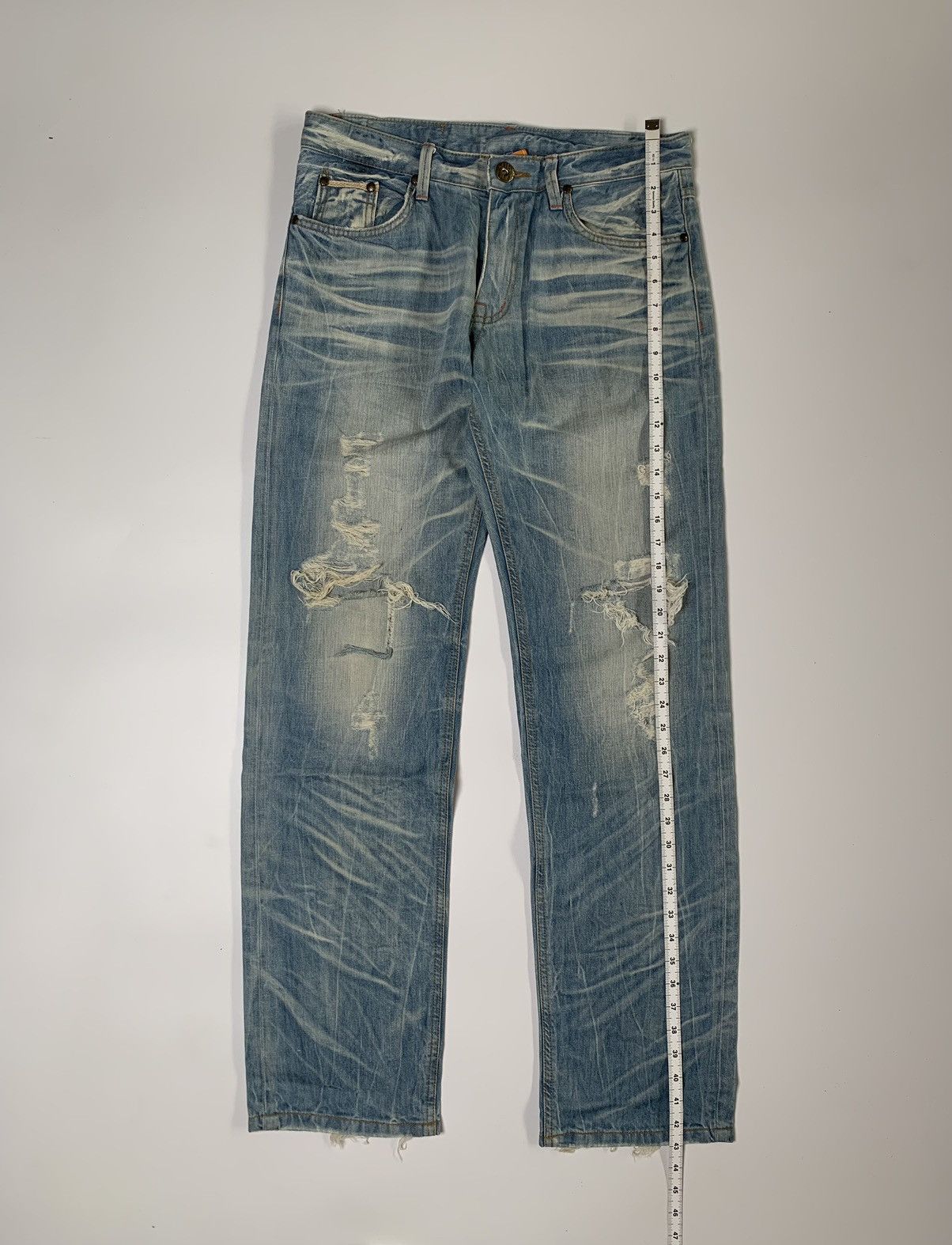 Plan B Vintage skate plan b clawmark distressed jeans Size US 32 / EU 48 - 12 Thumbnail