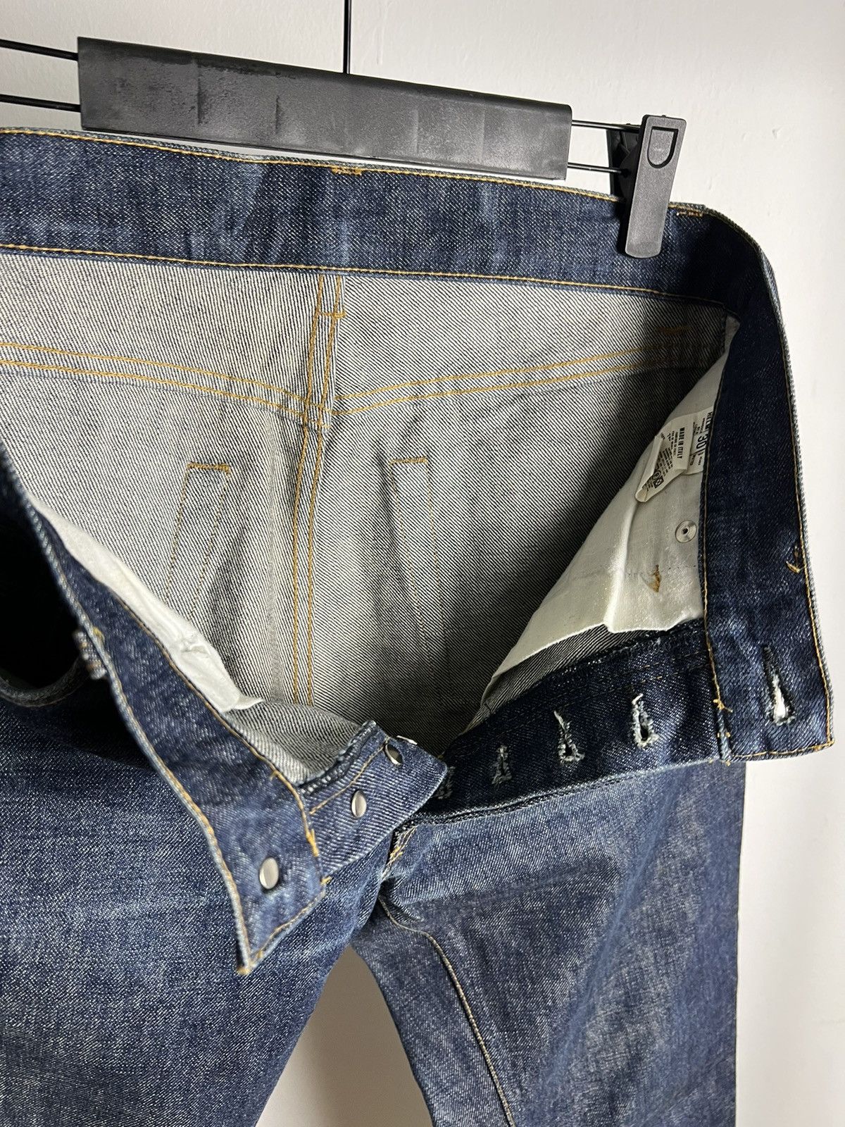 Helmut Lang × Vintage 1999s Helmut Lang Classic Raw Denim 'BootCut' Size US 31 - 6 Thumbnail