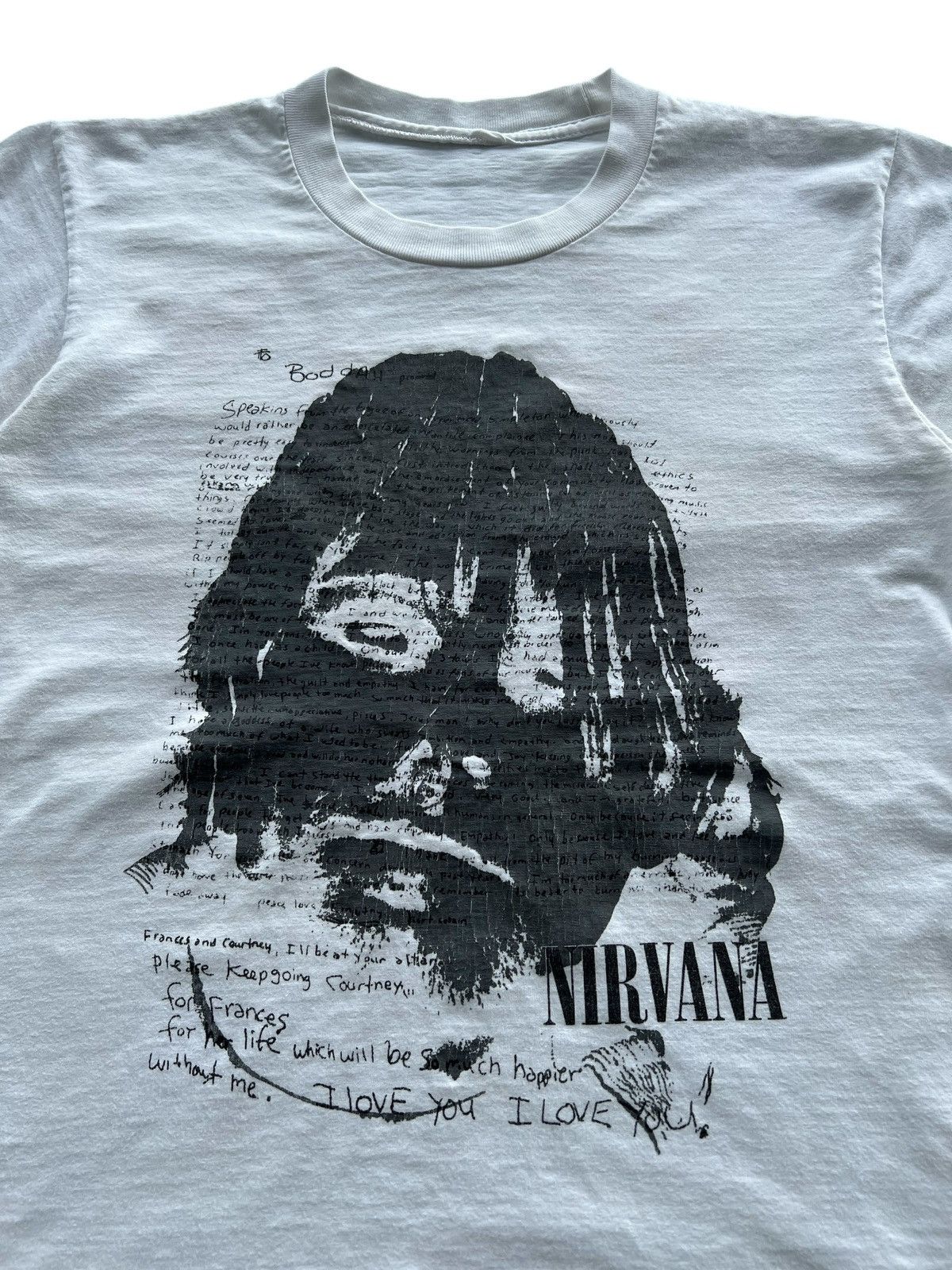 Band Tees × Nirvana 🔥Nirvana Vintage Single Stitch Kurt Cobain Grunge Rock Bang Size US XS / EU 42 / 0 - 4 Thumbnail