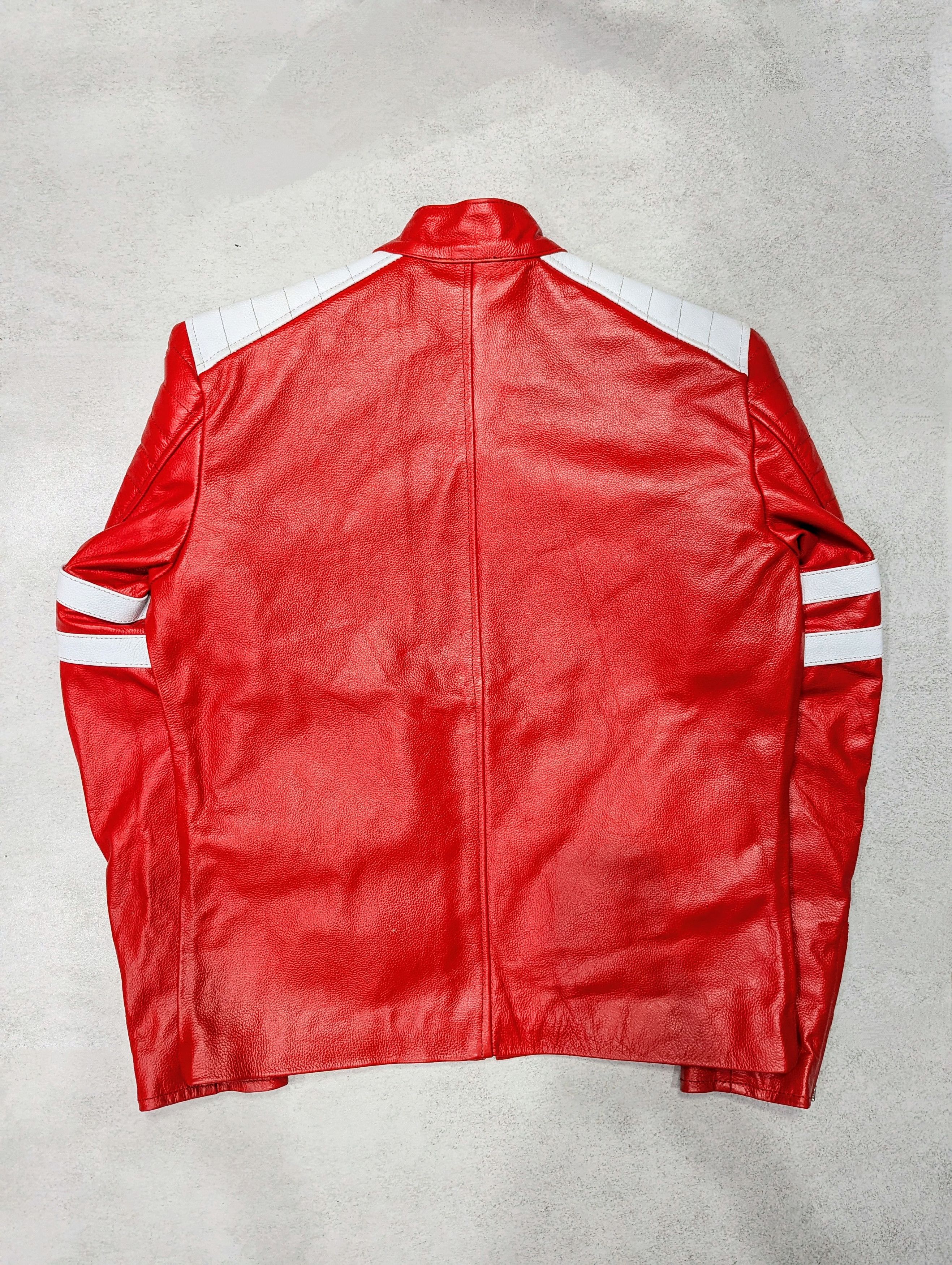 Genuine Leather Men's Fashion Leather Jacket Streetwear Size US XXL / EU 58 / 5 - 5 Thumbnail