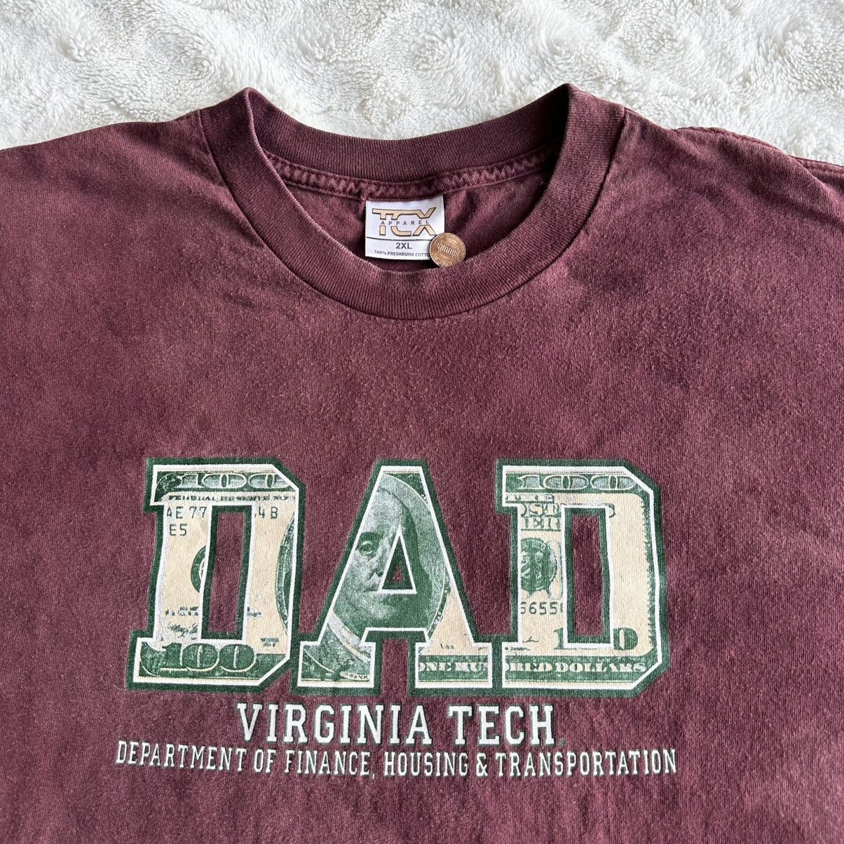 Other Vintage Virginia Tech Shirt Tee Mens XXL Maroon VT Hokies Size US XXL / EU 58 / 5 - 8 Thumbnail