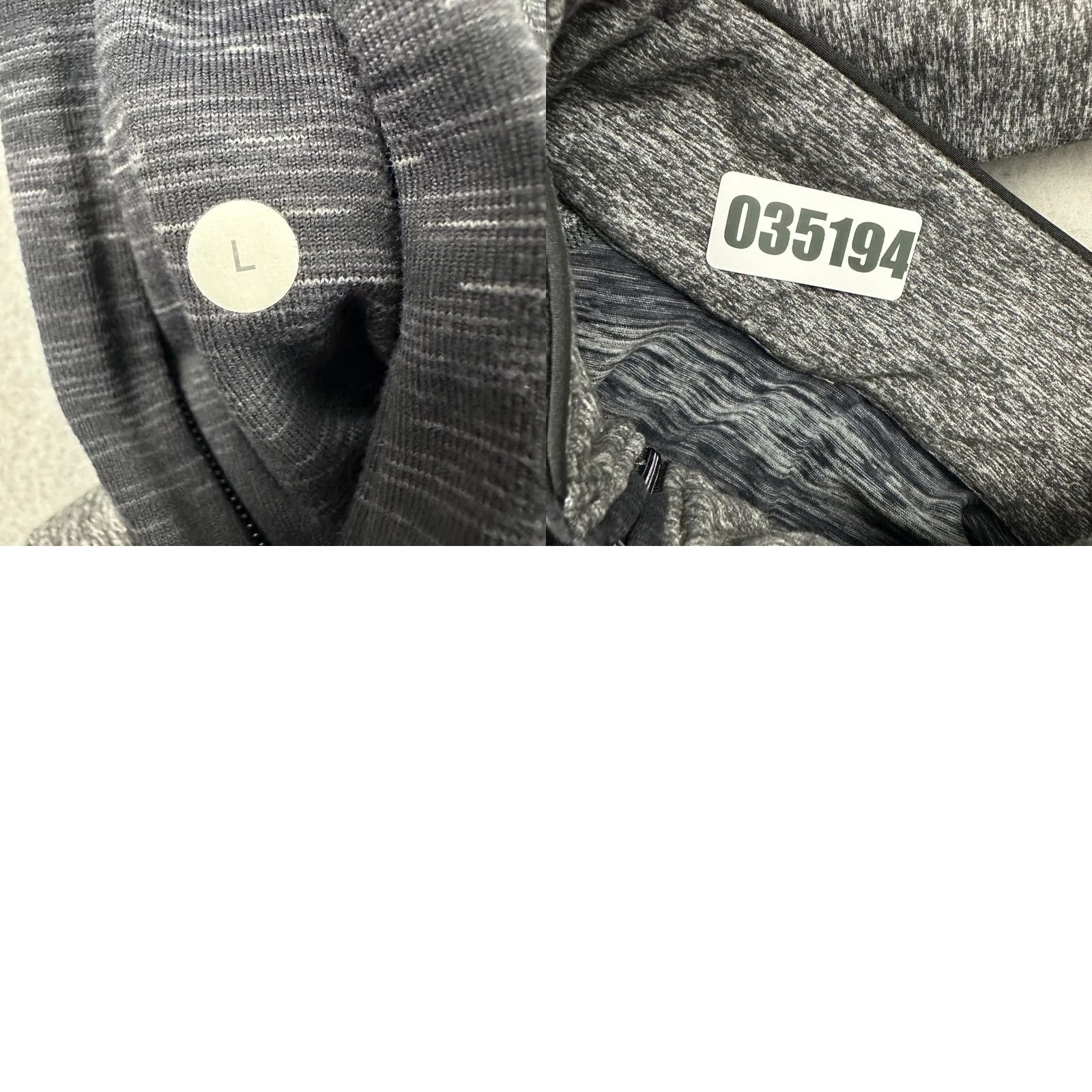 Lululemon Lululemon Sweater Men Large Gray Striped Pullover 1/4 Zip Pockets Sweatshirt Athletic Crew Neck Size US L / EU 52-54 / 3 - 8 Thumbnail