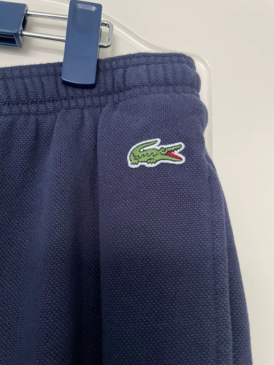 Lacoste Supreme x Lacoste 19FW Pique Pant Navy L (Croc Logo) Size US 34 / EU 50 - 3 Thumbnail