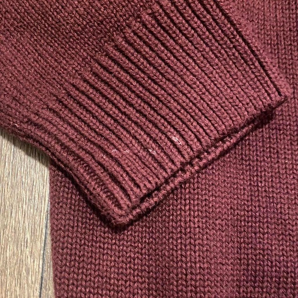 Chaps Chaps burgundy v-neck knit sweater size M Size US M / EU 48-50 / 2 - 4 Thumbnail