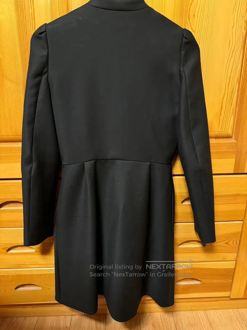 Valentino Valentino Wool coat jacket three-dimensional flower zipper Size S / US 4 / IT 40 - 7 Thumbnail