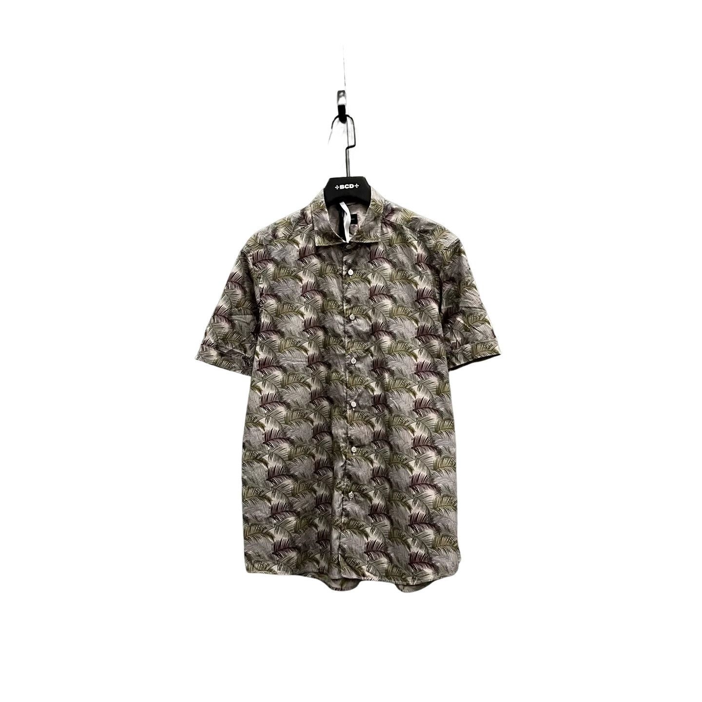 Z Zegna Zegna Palm Leaf Print Short Sleeve Shirt XS Size US XS / EU 42 / 0 - 1 Thumbnail