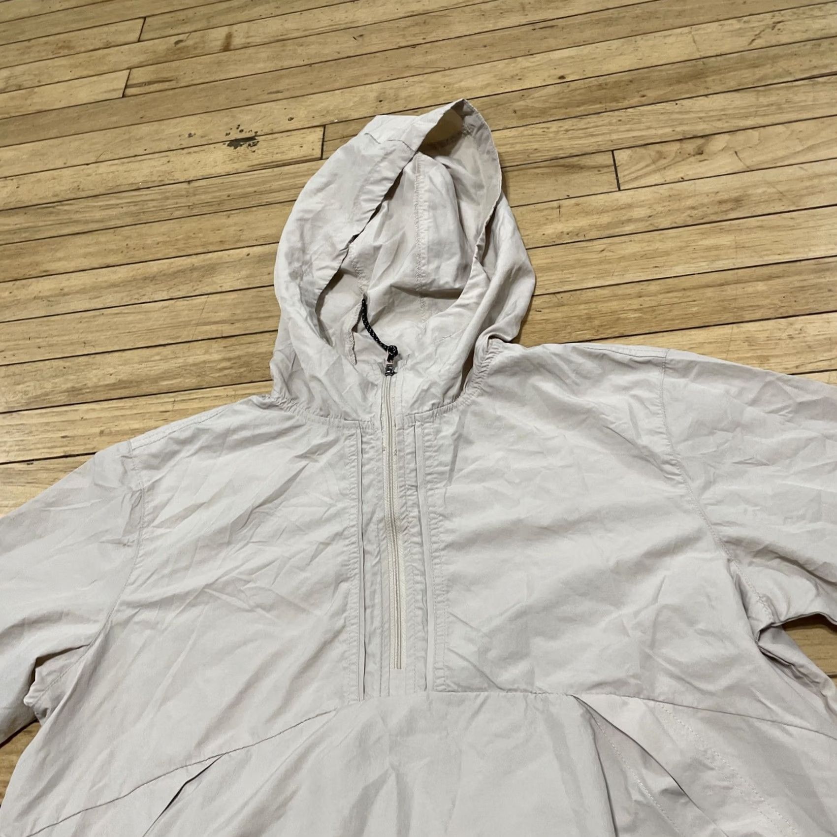 Avalanche VINTAGE Avalanche Windbreaker Jacket Women L Gray UL Packable Belt Climb Hike Gorp NEW Size L / US 10 / IT 46 - 4 Thumbnail
