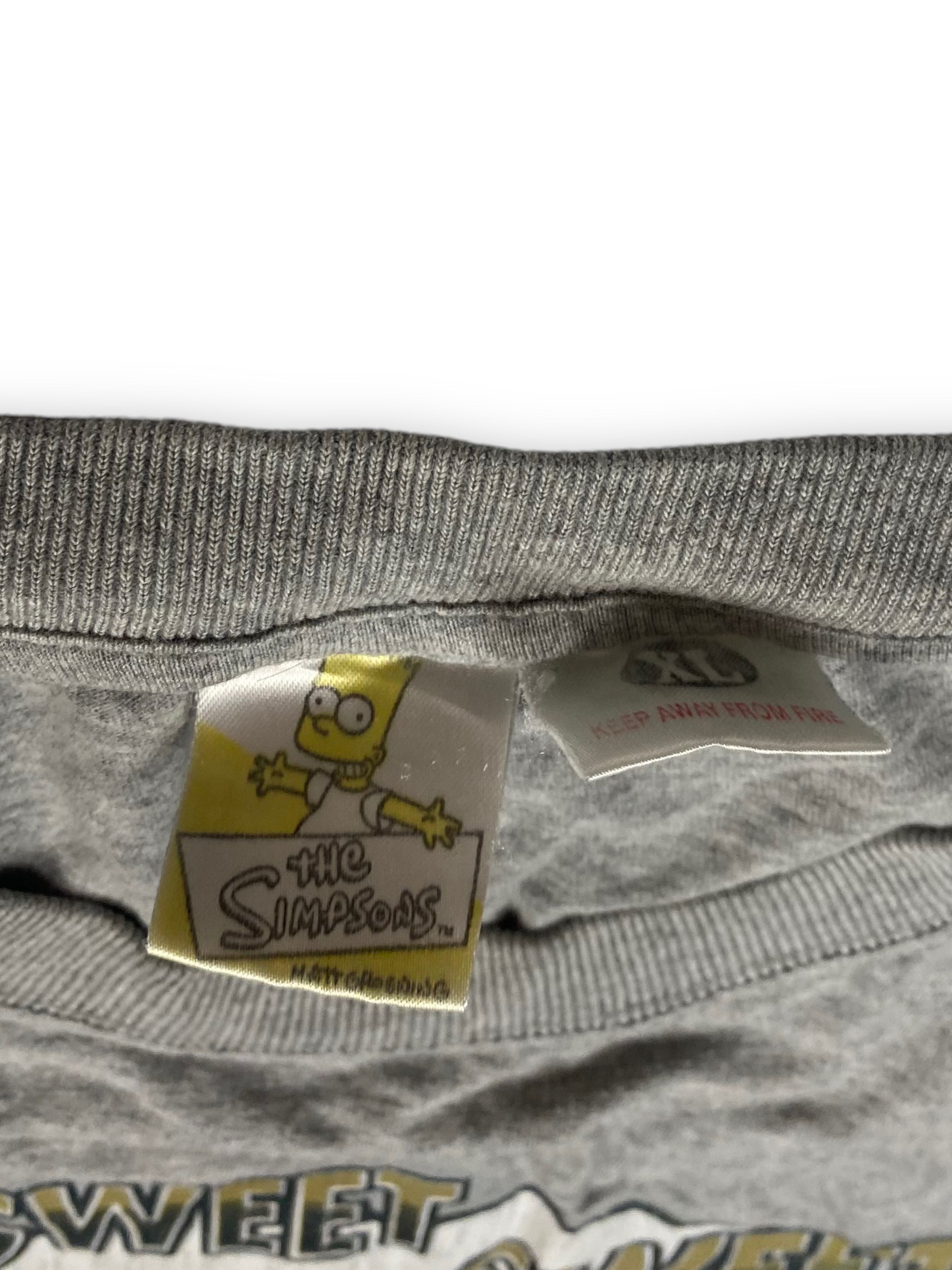 The Simpsons 2000 Vintage SIMPSONS Grey Big Logo Homer T-Shirt Y2k M575 Size US XL / EU 56 / 4 - 7 Thumbnail