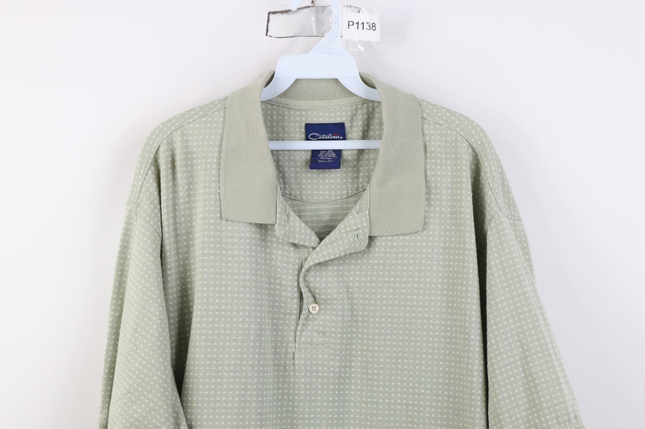 Vintage Vintage 90s Streetwear Geometric Collared Golf Polo Shirt Size US XXL / EU 58 / 5 - 2 Thumbnail