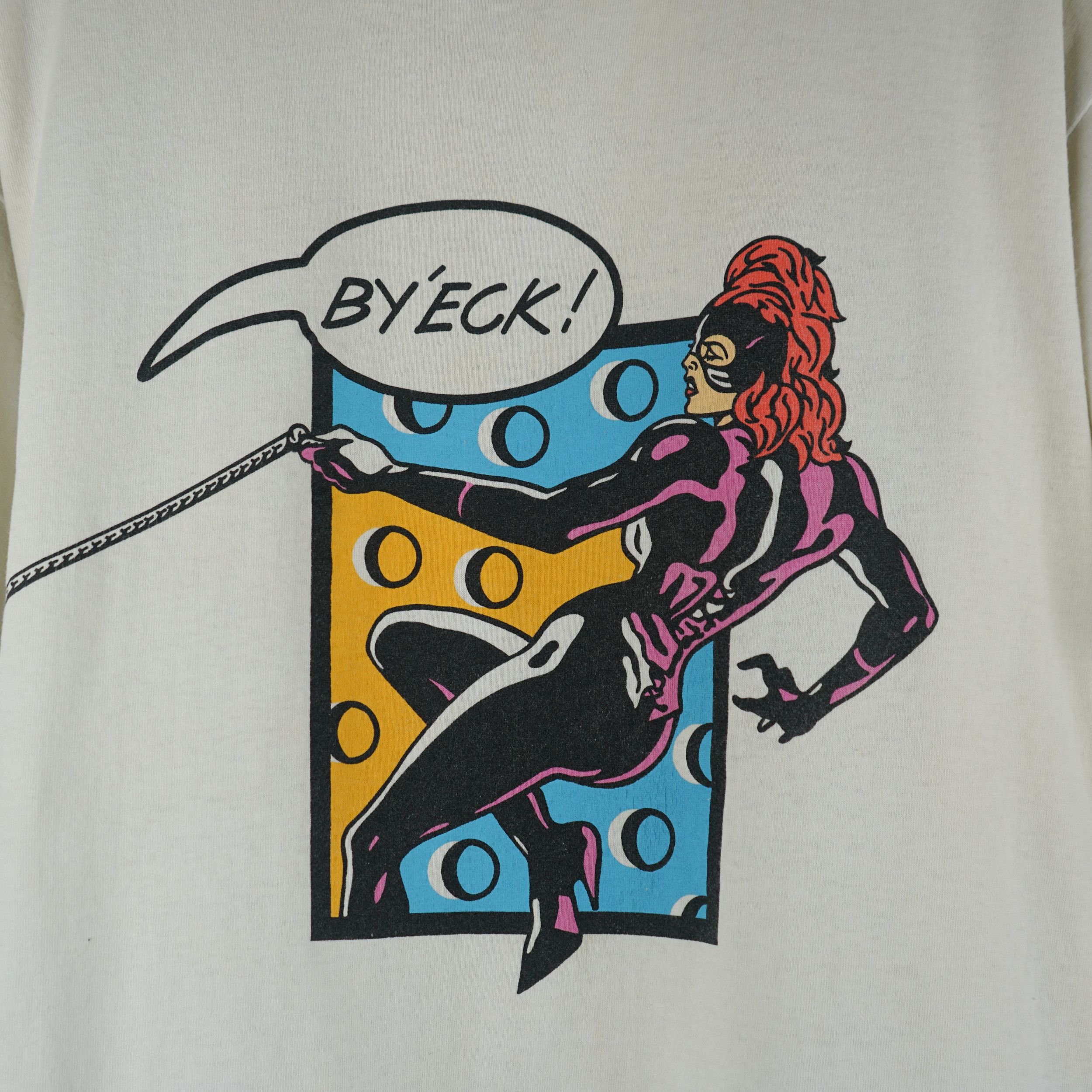 DC Comics × Vintage Vintage 1990s She's Whipped Me Cream T-Shirt Size US XL / EU 56 / 4 - 2 Thumbnail