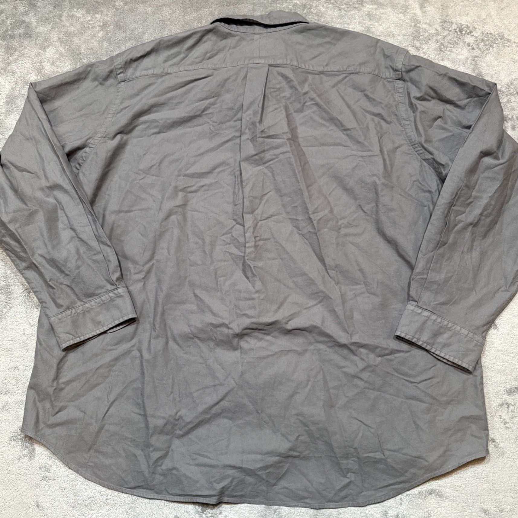 Polo Ralph Lauren Polo Ralph Lauren Shirt Mens 2XB Big Green Button Down Long Sleeve Cotton Casual Shirt Size US XXL / EU 58 / 5 - 6 Thumbnail