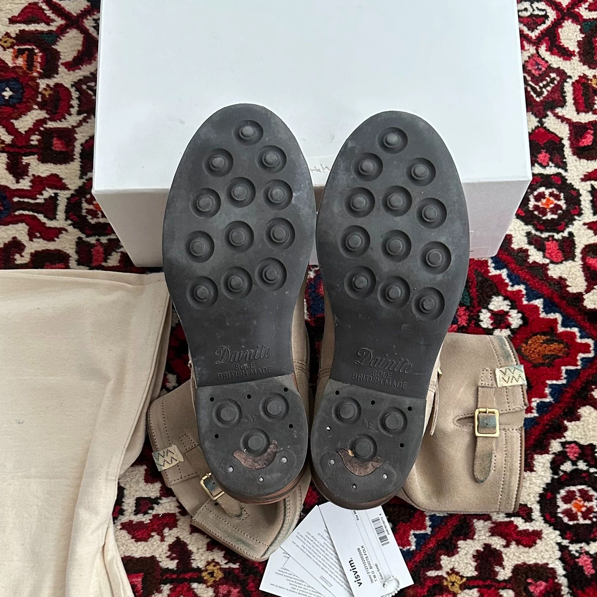 Visvim VISVIM 23SS T.W.O Folk Brigadier Grizzly 7hole Dye 8 Size US 8 / EU 41 - 8 Thumbnail