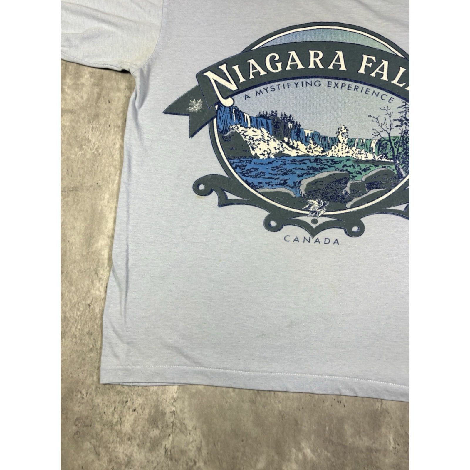 Vintage VINTAGE Niagara Falls Canada Ringer T Shirt Blue Nature size S Mens Crew Neck Short Sleeve Cotton Blend Graphic Print Fall 80s Size US S / EU 44-46 / 1 - 3 Thumbnail
