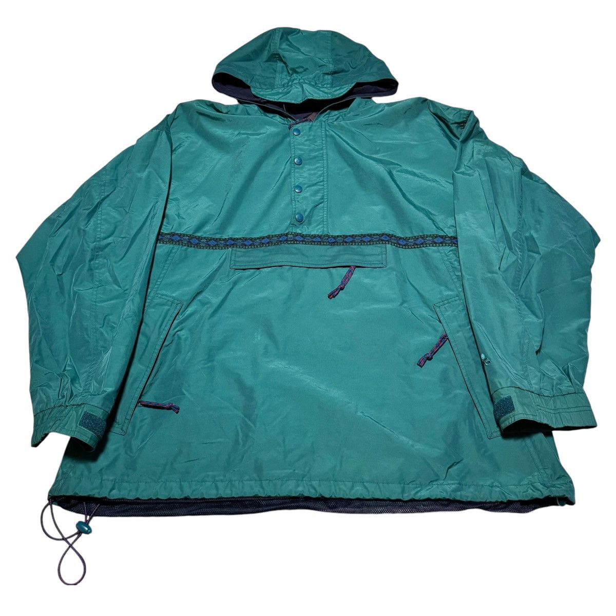 Eastern Mountain Sports × Vintage Vintage Eastern Mountain Sports Aztec Turquoise Jacket 2XL Size US XXL / EU 58 / 5 - 1 Thumbnail