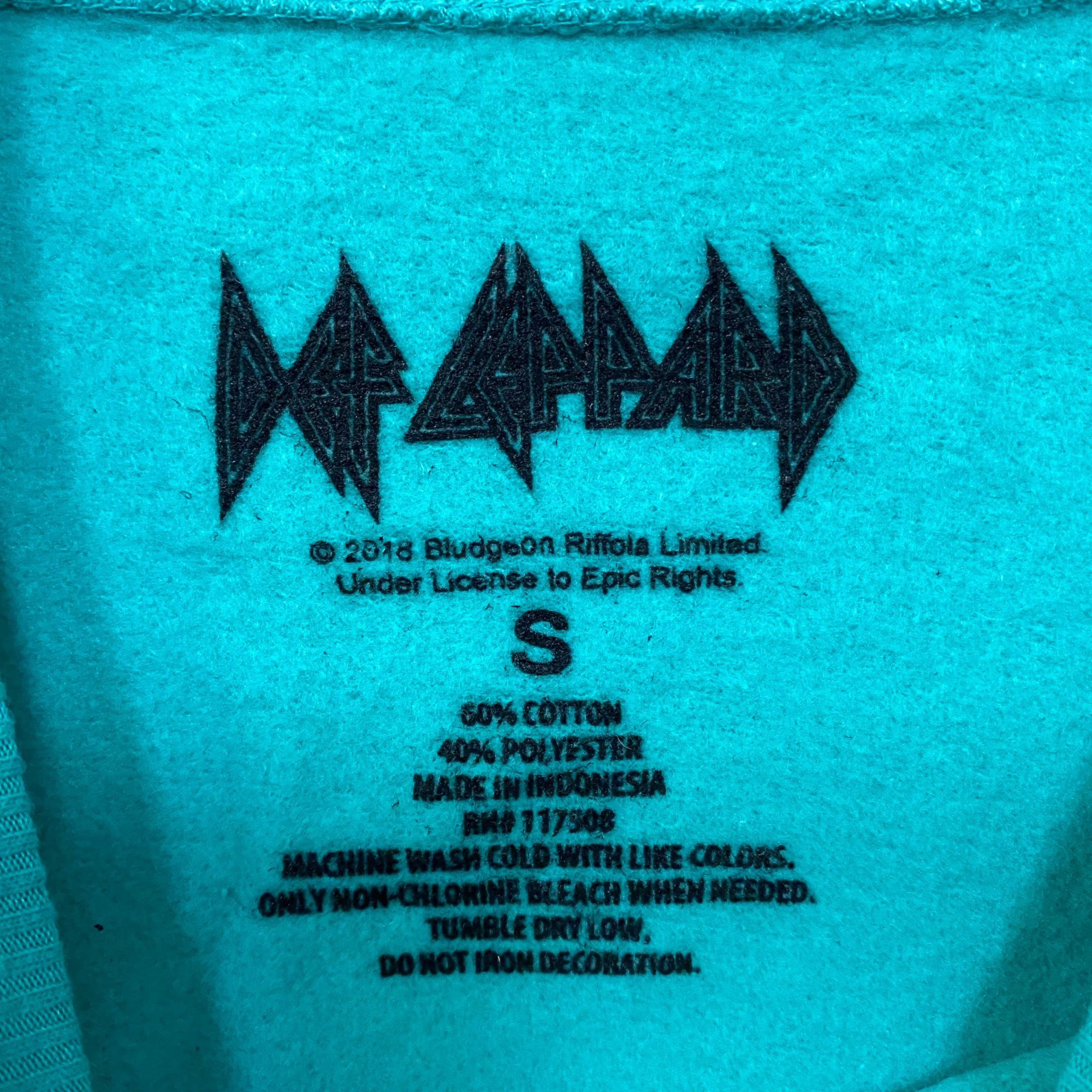 Def Leppard Def Leppard Retro Active Skull Crew Neck Teal Sweatshirt Sma Size US S / EU 44-46 / 1 - 4 Thumbnail