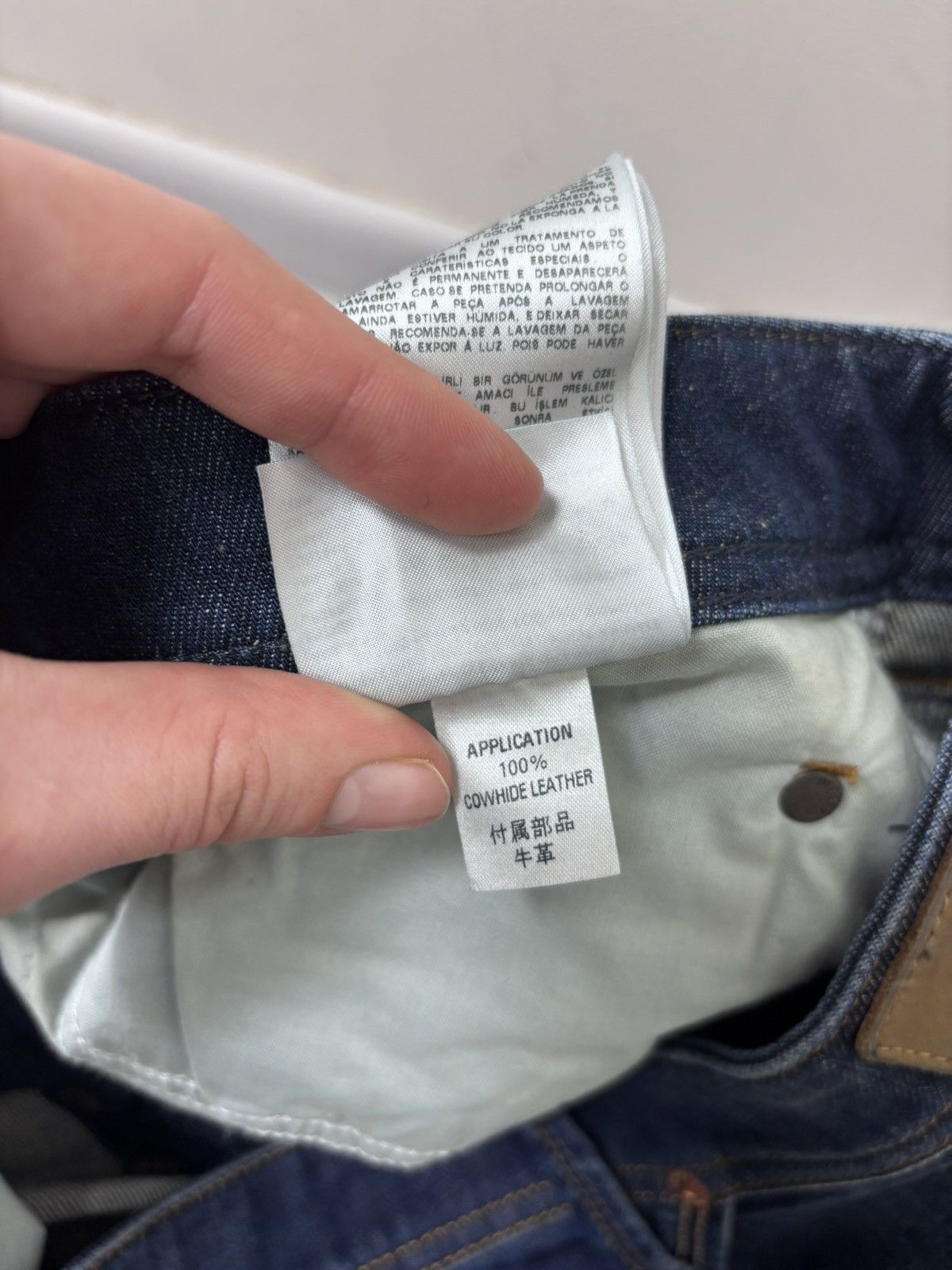 Diesel Diesel Larkee NWT Regular Straight Ripped Blue Denim Jeans Size US 32 / EU 48 - 14 Thumbnail