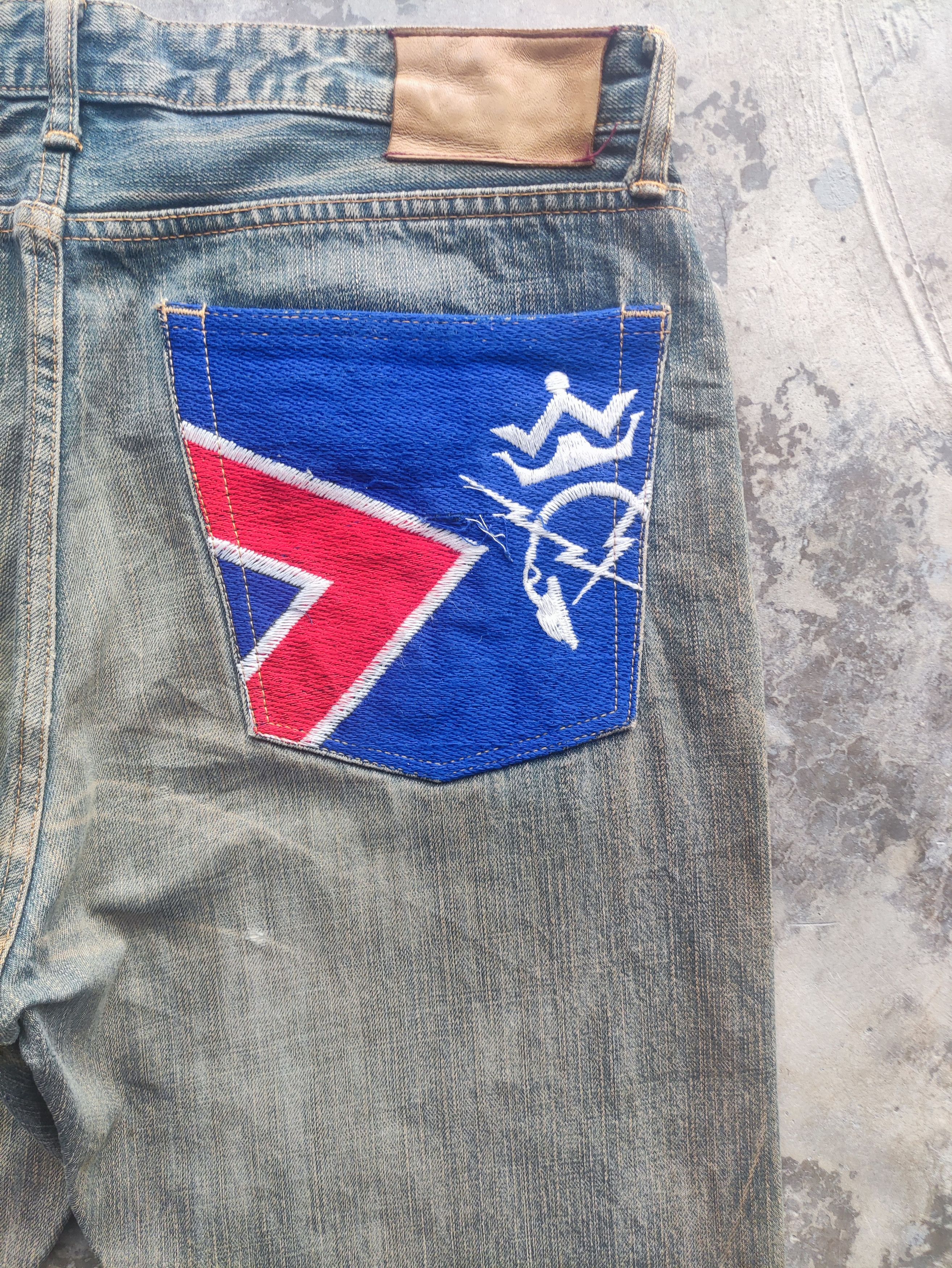 Japanese Brand Vintage Japanese Rusty Jeans Distressed Pants Denim W36 Size US 36 / EU 52 - 11 Thumbnail