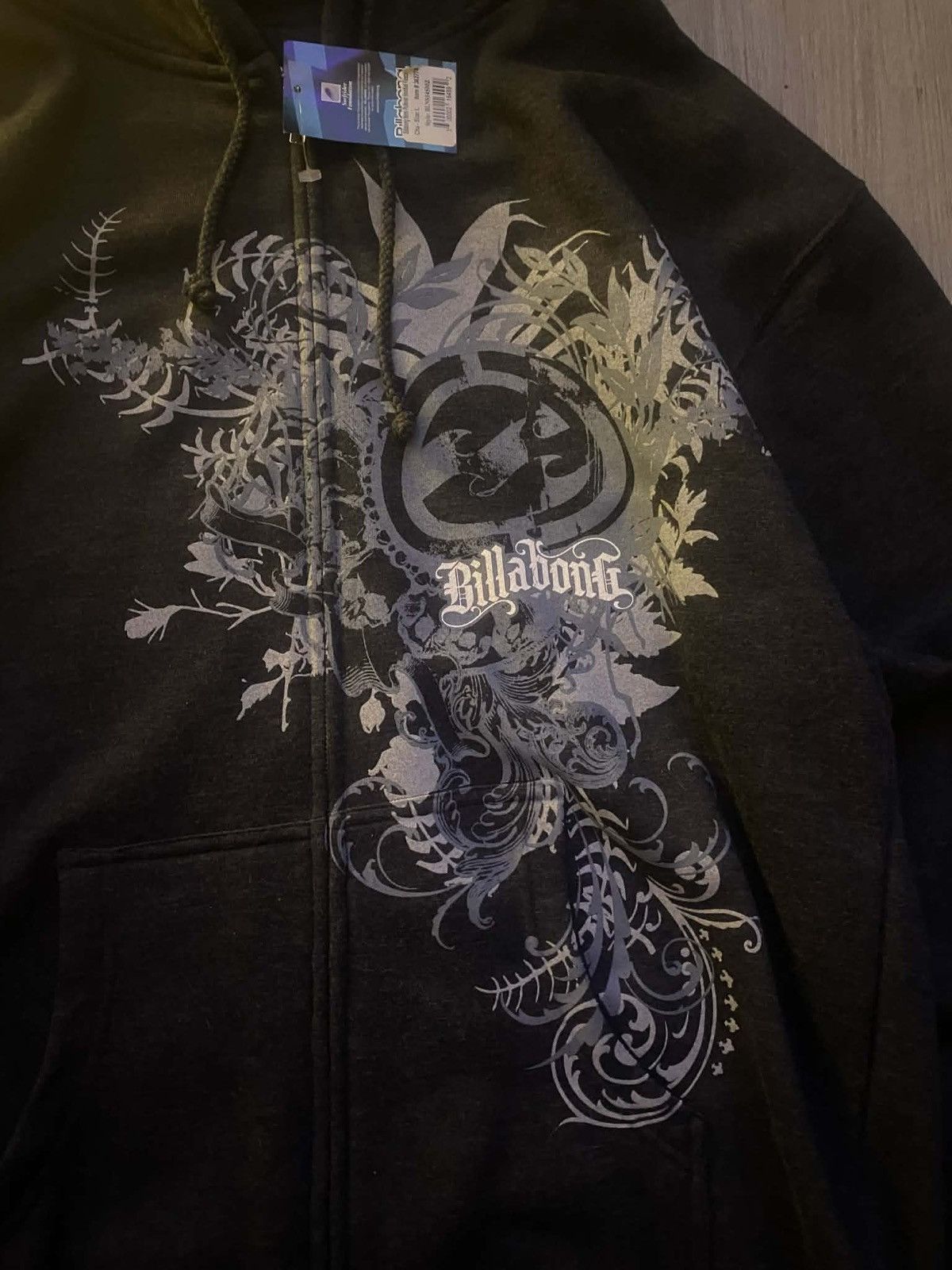 Billabong Vintage Y2k Billabong Zip Up Hoodie Size US L / EU 52-54 / 3 - 2 Thumbnail