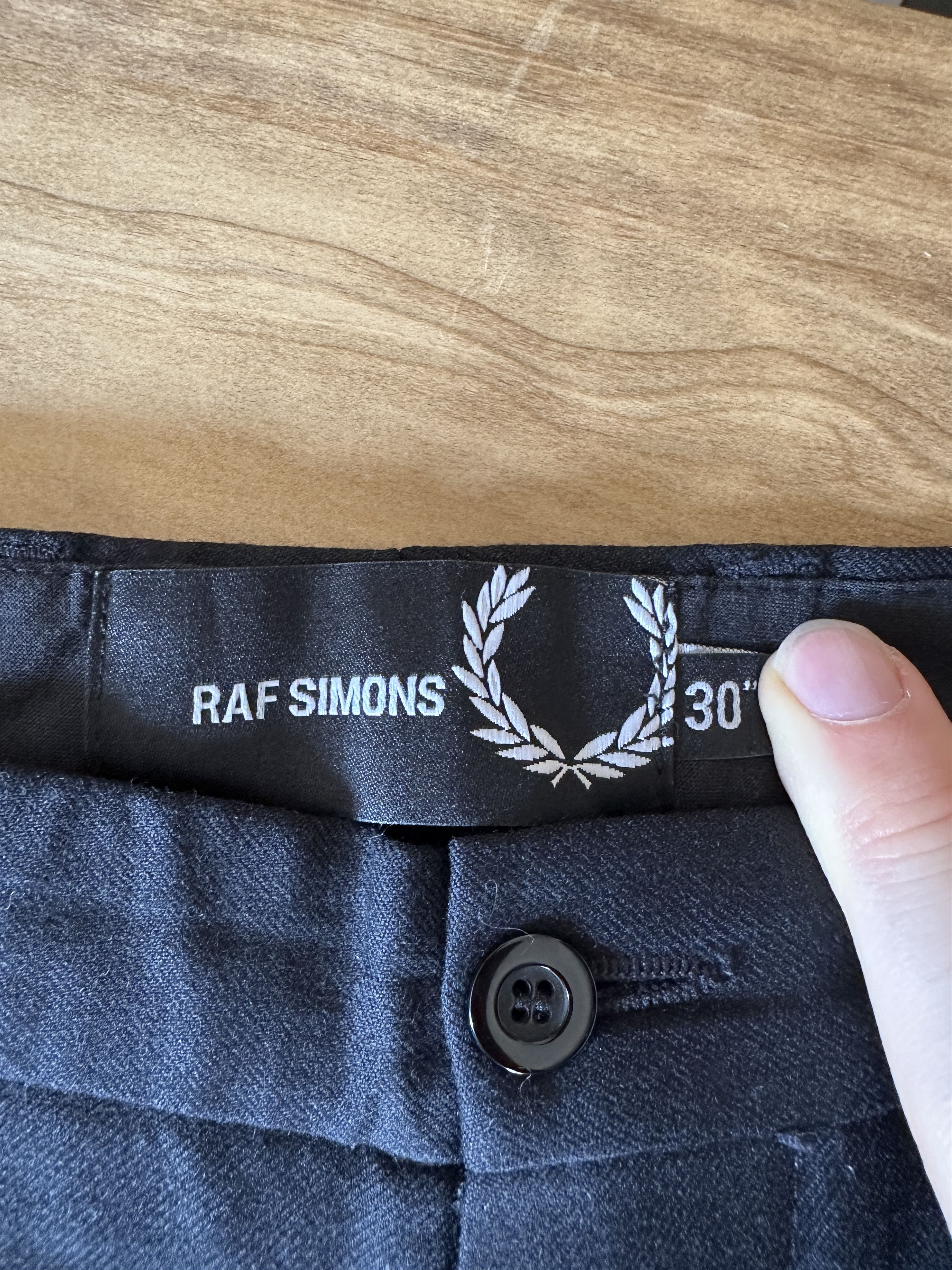 Fred Perry × Raf Simons Raf Simons x Fred Perry Wool Trousers Size US 32 / EU 48 - 3 Thumbnail