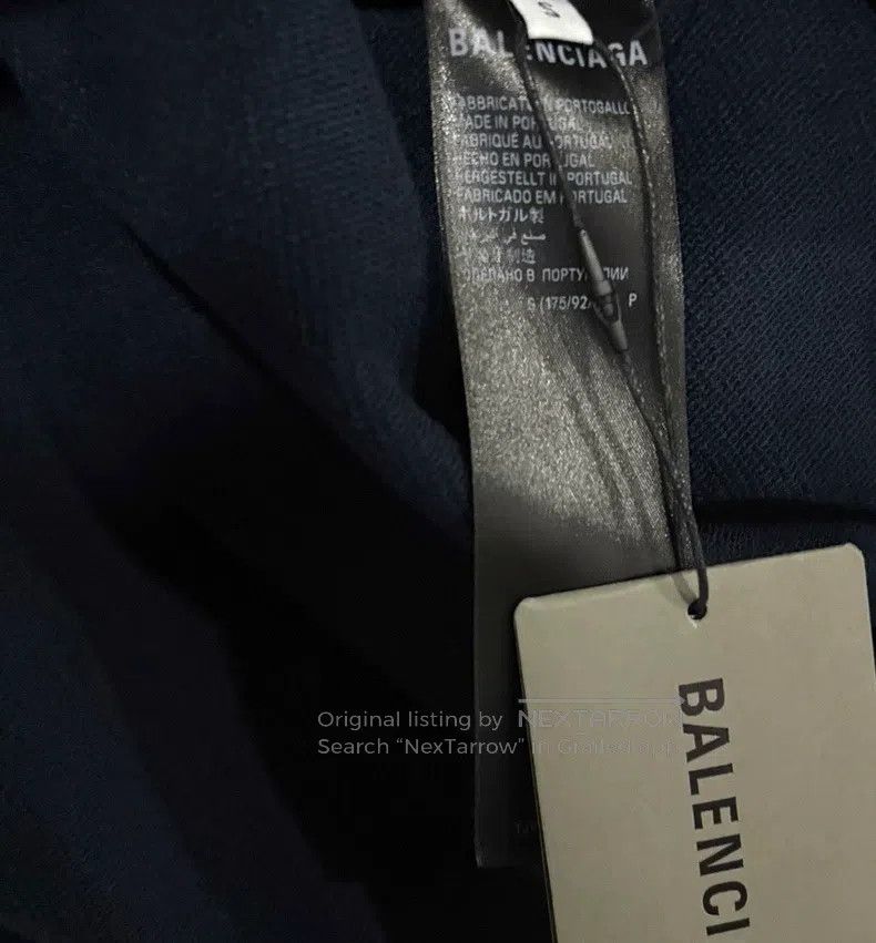 Balenciaga Balenciaga Logo Letter Washed Paper Distressed Hoodie Size US S / EU 44-46 / 1 - 4 Thumbnail