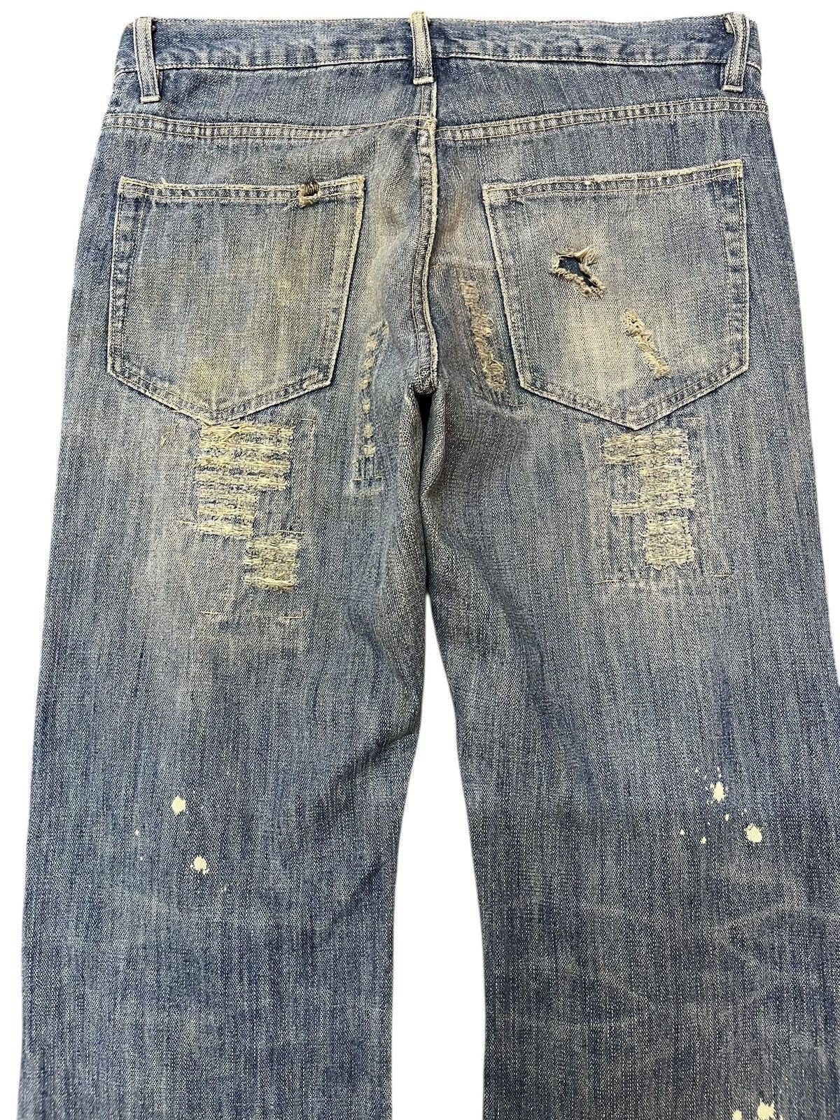 Japanese Brand × Vintage Vintage Japanese Brand Ripped Chain Stitch Denim Size US 32 / EU 48 - 8 Thumbnail