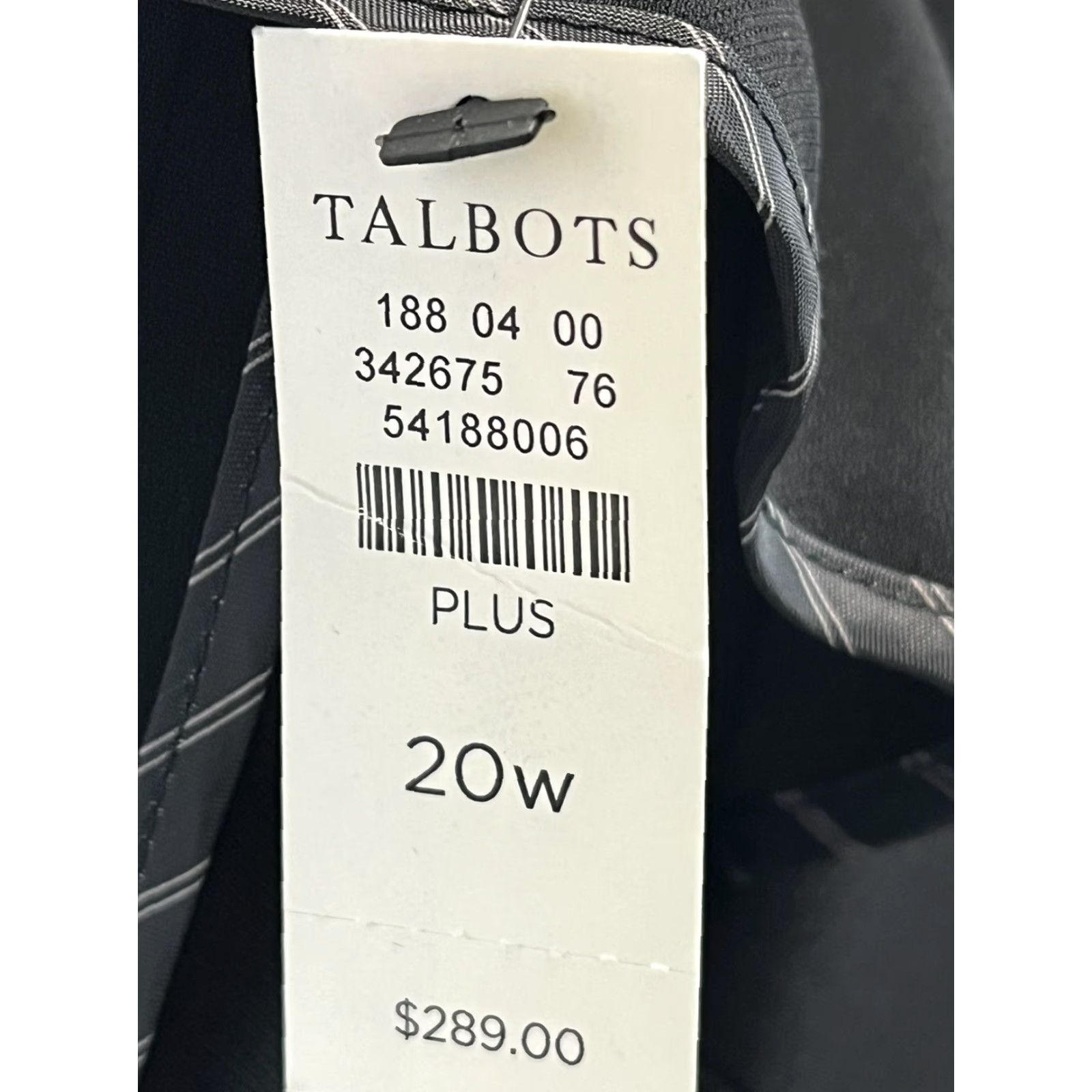 Talbots Talbots Blazer Jacket Black 22W Plus Long Sleeve Single Button Career NEW! 89 Womens Blazer Size 3XL / US 20-22 - 7 Thumbnail