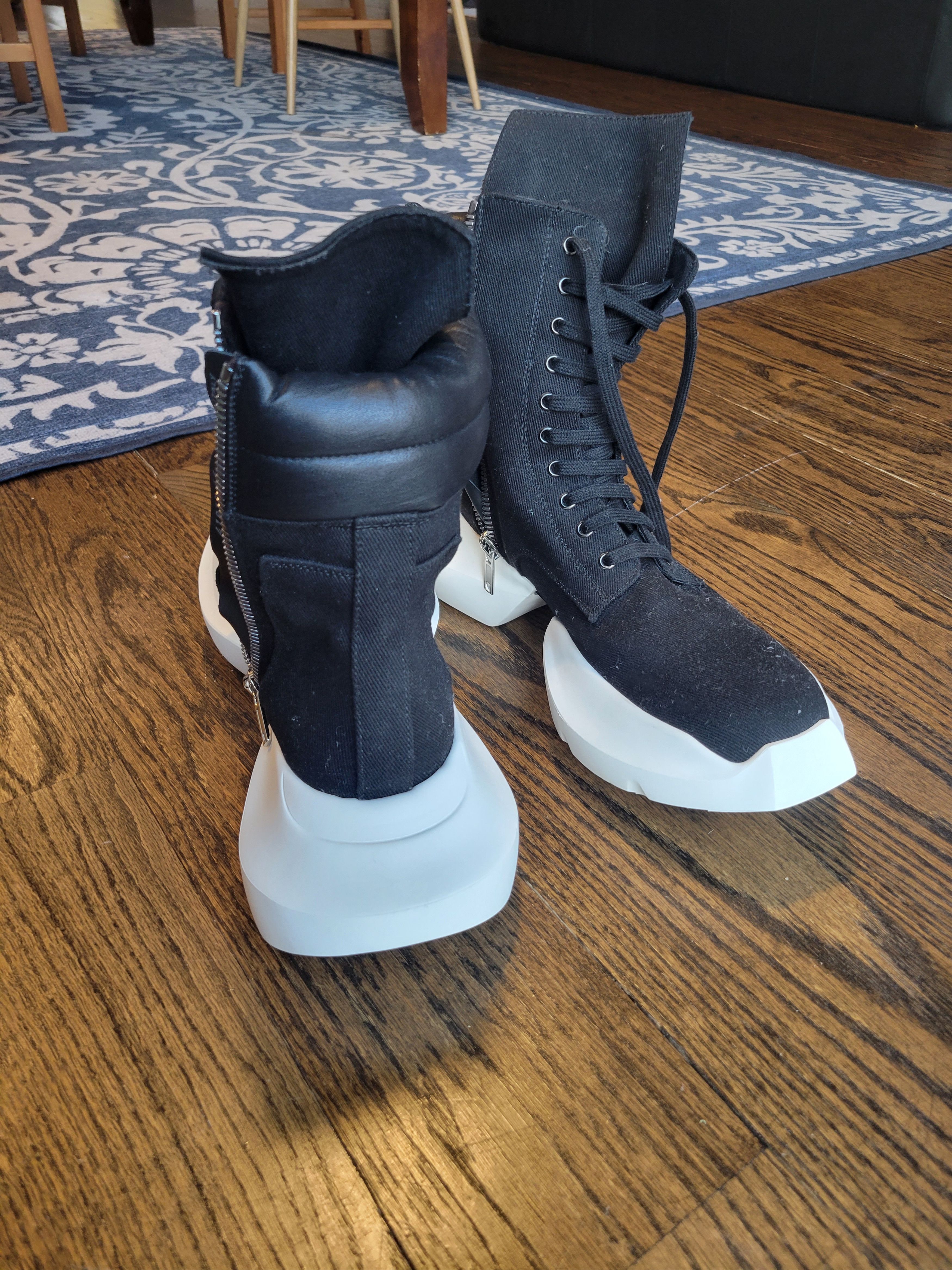 Rick Owens Drkshdw Rick Owens Drkshdw Army Boots Size US 11 / EU 44 - 8 Thumbnail