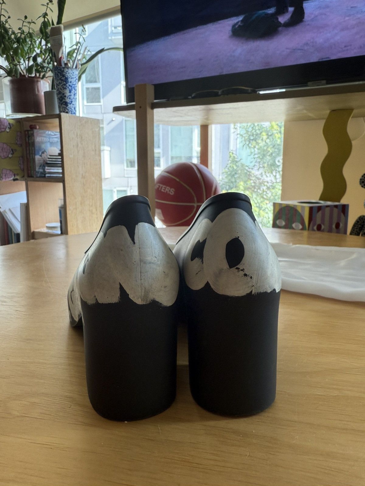Comme des Garcons Comme des Garçons + Melissa Logo Matte PVC Heels Size US 6 / IT 36 - 2 Thumbnail