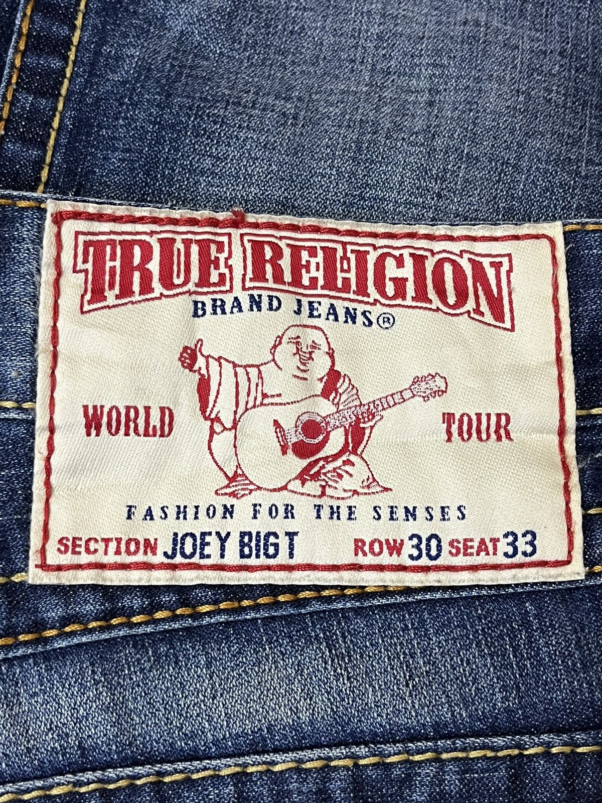 True Religion 🔥FLARE🔥TRUE RELIGION JOEY BIG T FLARED JEANS Size US 34 / EU 50 - 19 Thumbnail