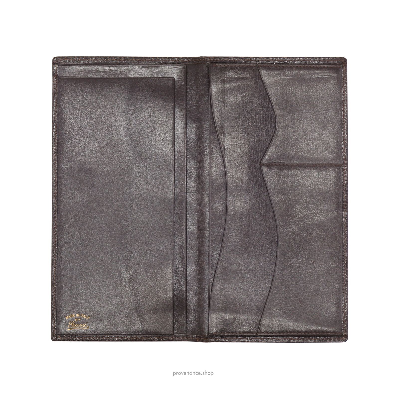 Gucci 🔴 Gucci Long Wallet - Brown Lizard Leather Size ONE SIZE - 5 Thumbnail