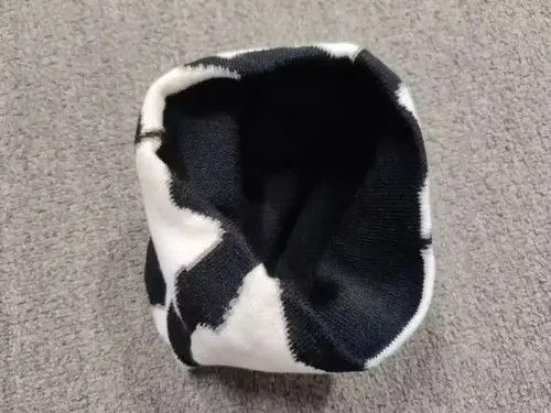 Other Big Stars All Over Graphic No Cuff Beanie Hat Black Size ONE SIZE - 3 Thumbnail