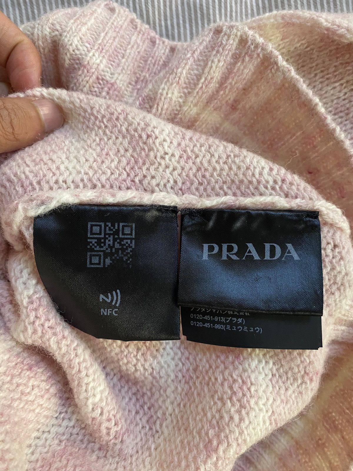 Prada Prada Striped Wool Sweater Size US M / EU 48-50 / 2 - 8 Thumbnail