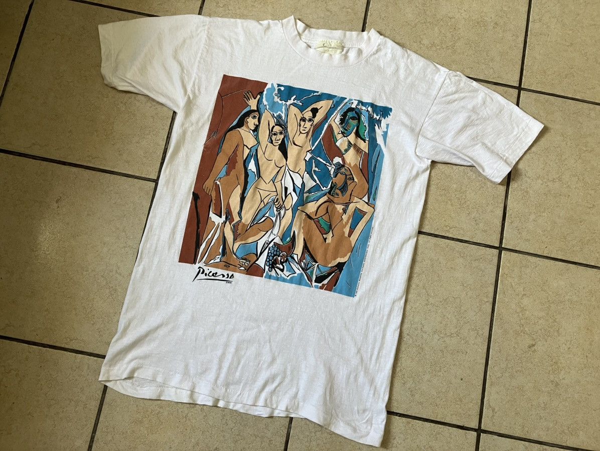 Vintage Vintage Picasso 80s Tee Size US L / EU 52-54 / 3 - 2 Thumbnail