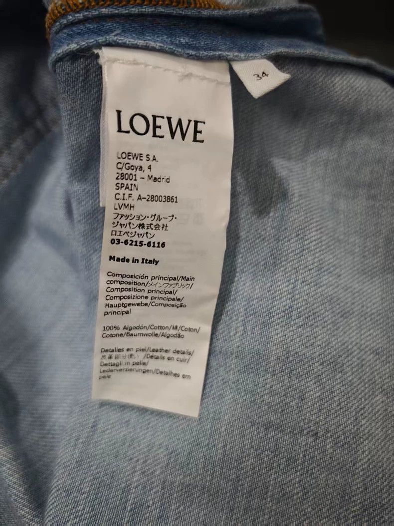 Loewe LOEWE Light blue denim jacket Size 4XL / US 24-26 - 4 Thumbnail