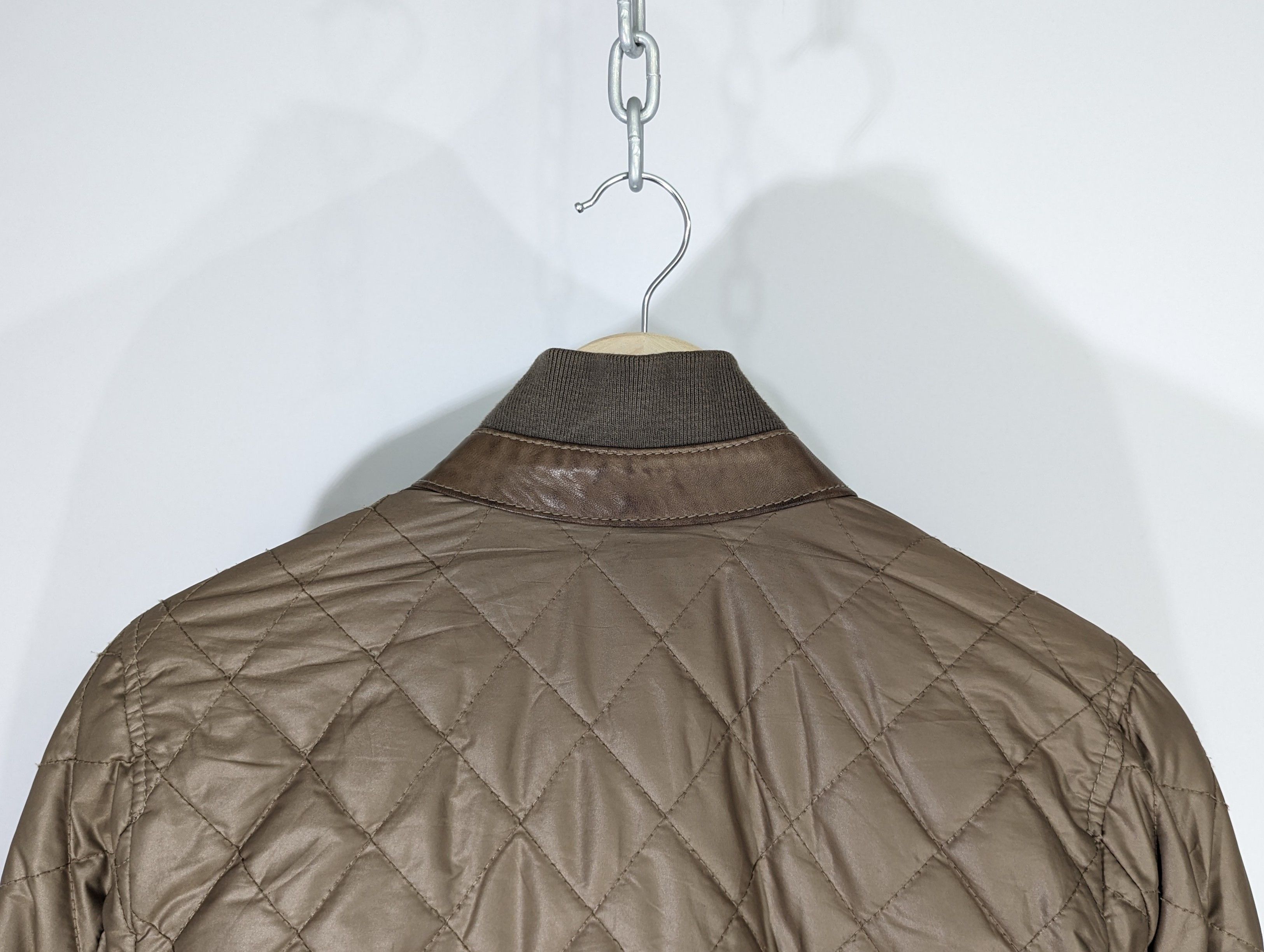 Diesel Diesel Reversible Leather and Polyester Jacket Beige Size S Size S / US 4 / IT 40 - 17 Thumbnail