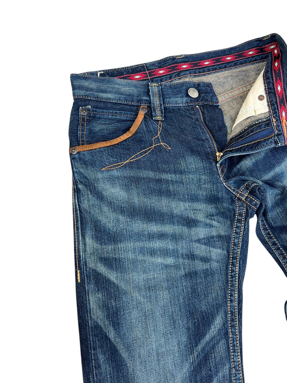Edwin Y2K Edwin 434XVS Exclusive Vintage Claw Mark Denim Jeans Size US 29 - 6 Thumbnail
