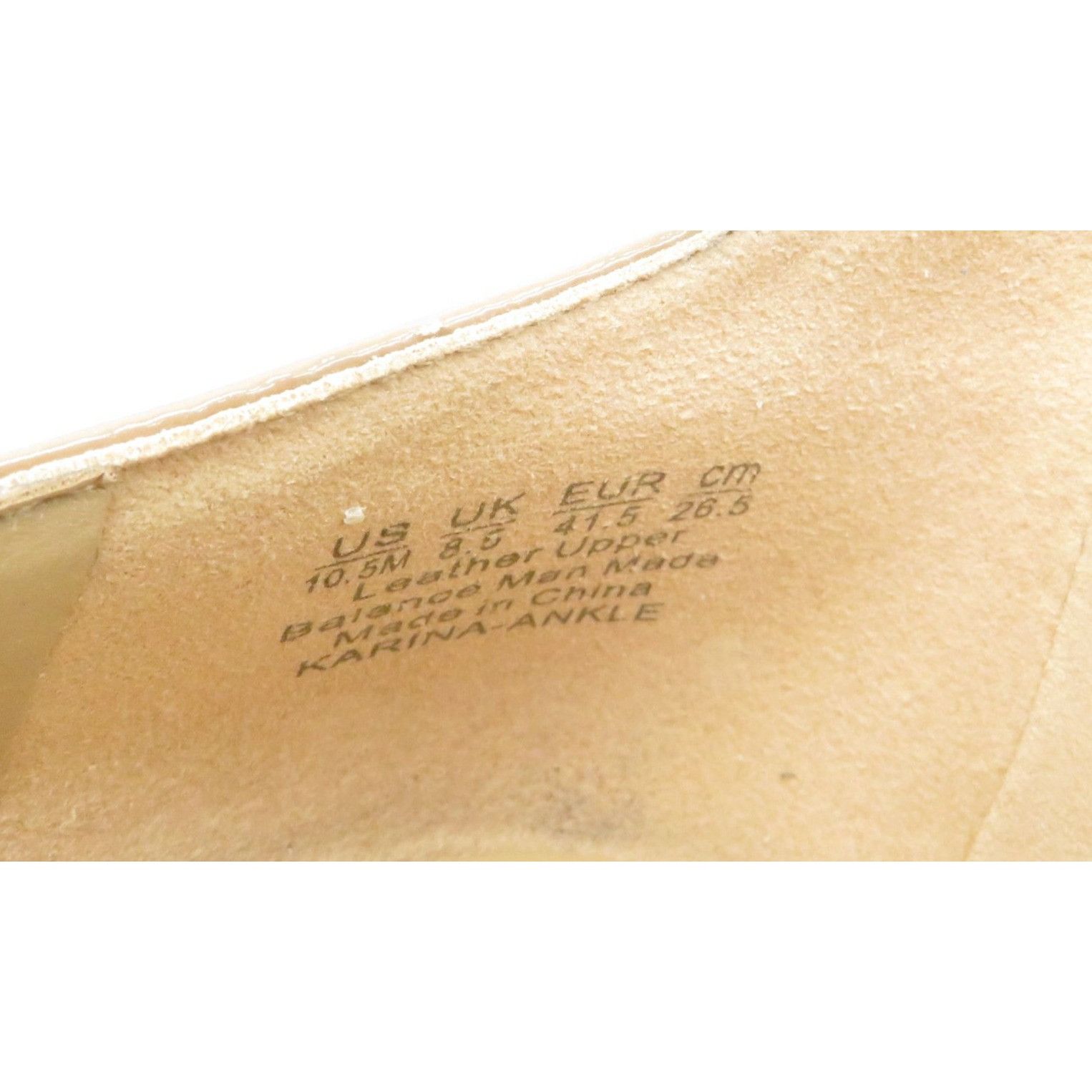 Naturalizer Naturalizer Karina Cafe Patent Leather Ankle Strap Block Hee Size US 10.5 / IT 40.5 - 7 Thumbnail