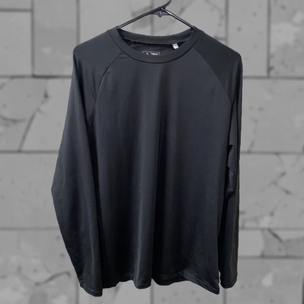 Adidas Adidas Mens Black Long Sleeve Athletic Running T-Shirt Size M Size US M / EU 48-50 / 2 - 1 Thumbnail