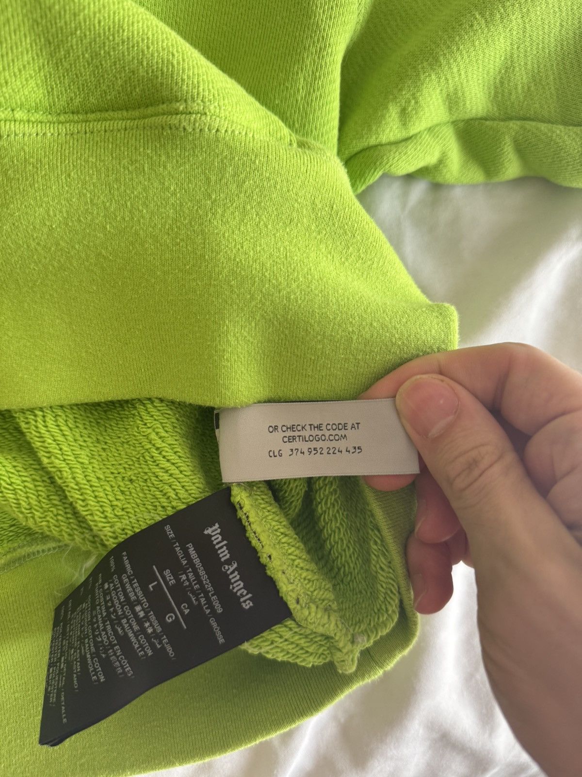 Palm Angels Palm Angels Green Parrot hoodie Size US L / EU 52-54 / 3 - 5 Thumbnail