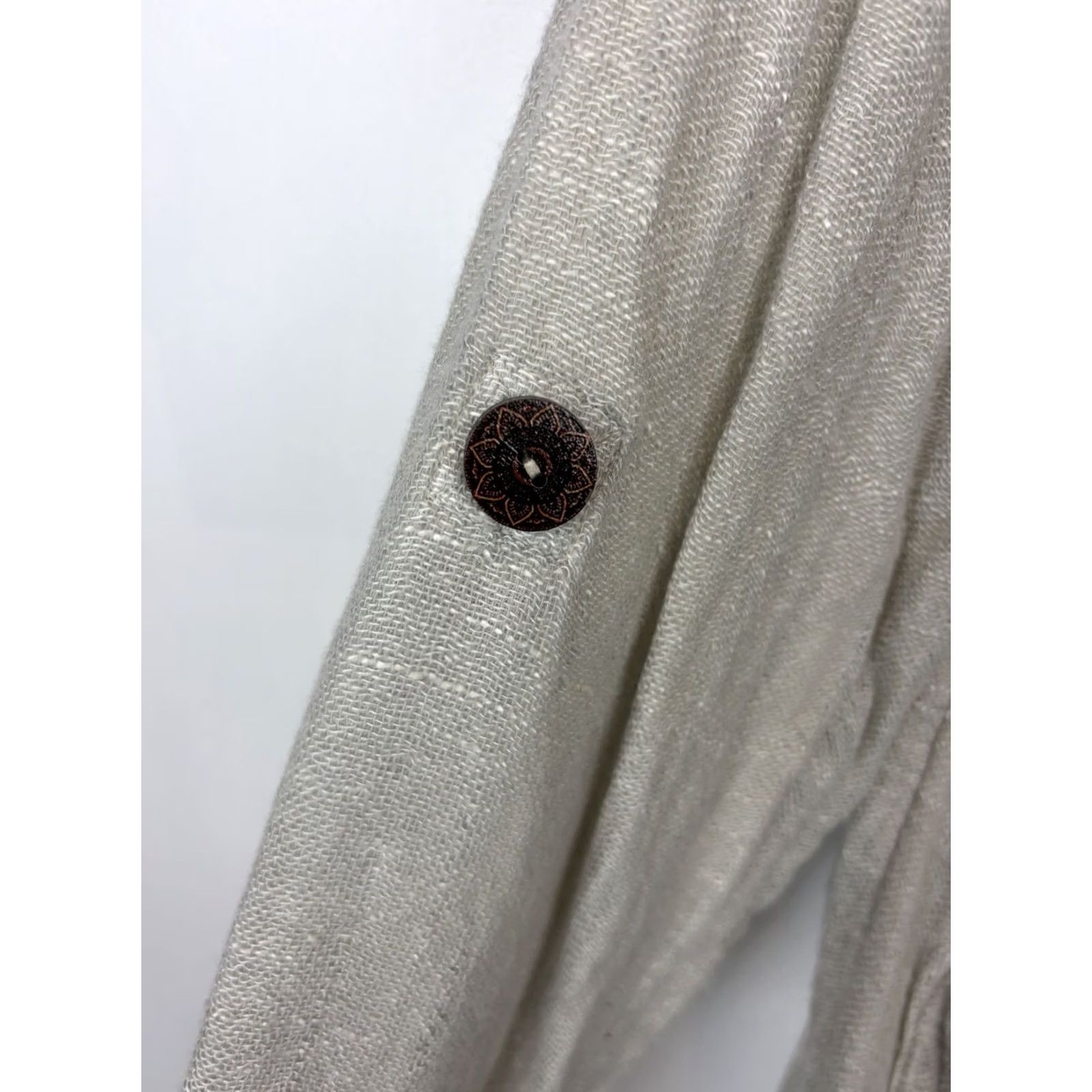 Soft Surroundings Soft Surroundings Top Womens M Beige Cowl Neck Tunic Cozy Cottage Coastal Size M / US 6-8 / IT 42-44 - 7 Thumbnail